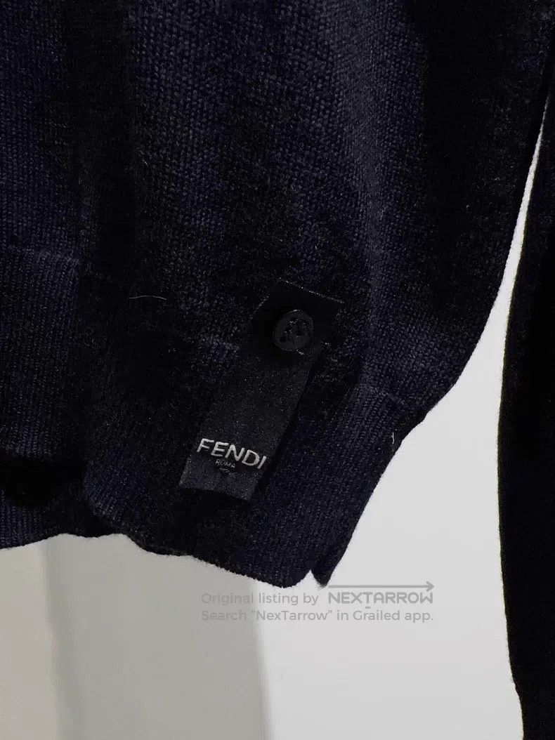Fendi Fendi Black Knit Sweater Size US M / EU 48-50 / 2 - 2 Thumbnail