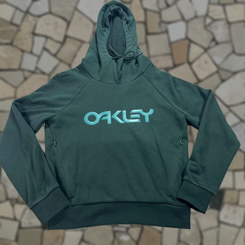 Oakley Oakley Hoodie Womens XS Green Fleece Pullover Sweatshirt Logo Athletic Performance Size XS / US 0-2 / IT 36-38 - 1 Thumbnail