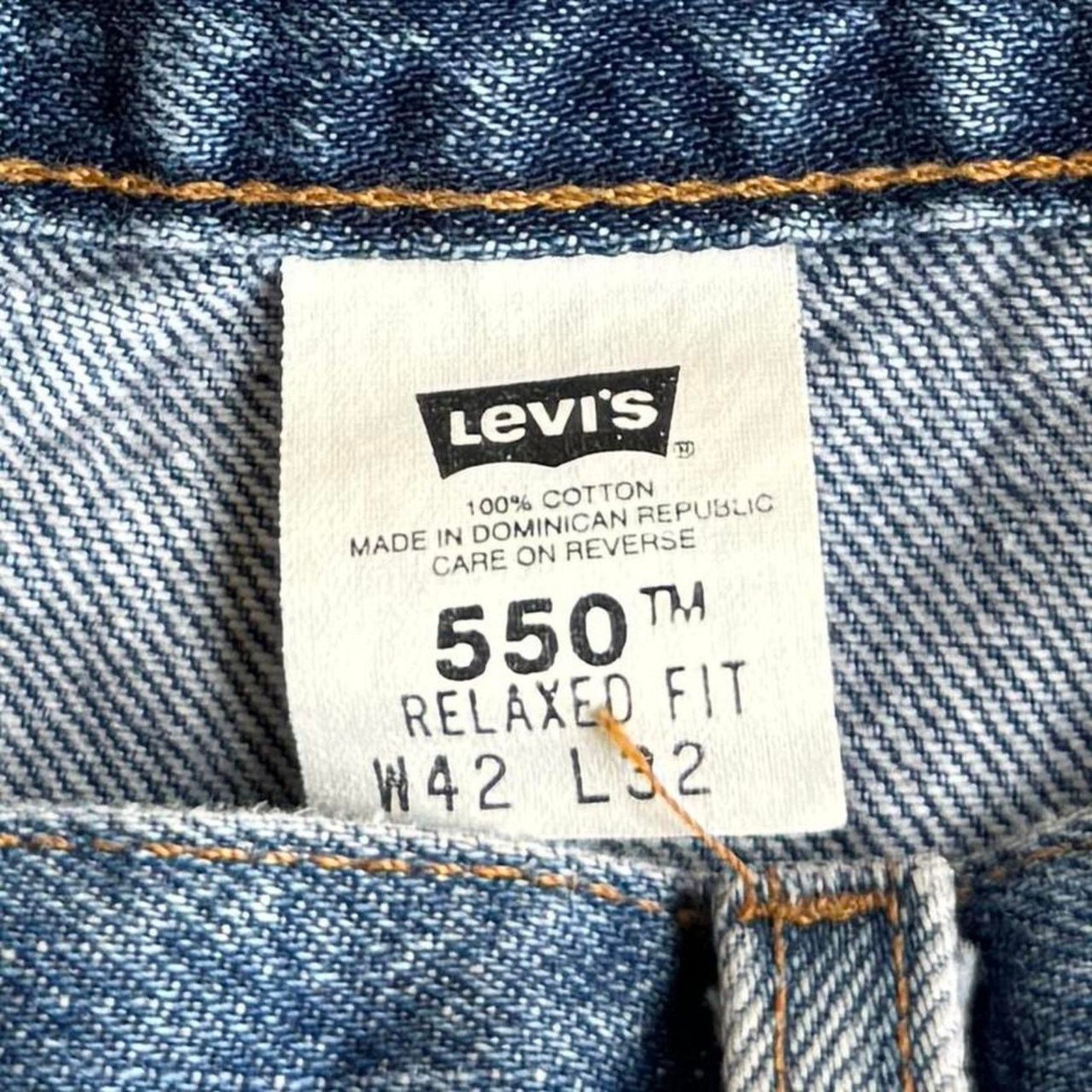 Levi's × Levi's Vintage Clothing × Vintage Vintage Y2K Levi’s 550 Baggy Grunge Opium Essential Jeans Size US 38 / EU 54 - 4 Thumbnail