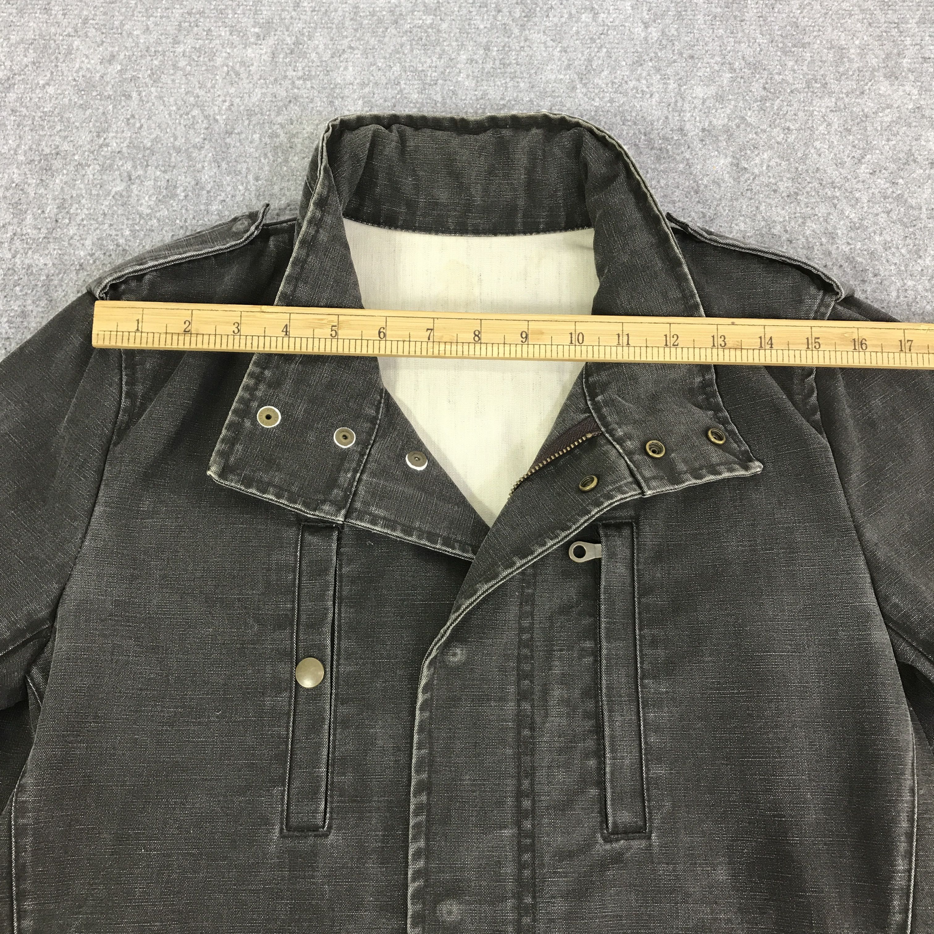 Boycott boycott black faded style jacket K105B18 Size US L / EU 52-54 / 3 - 5 Thumbnail