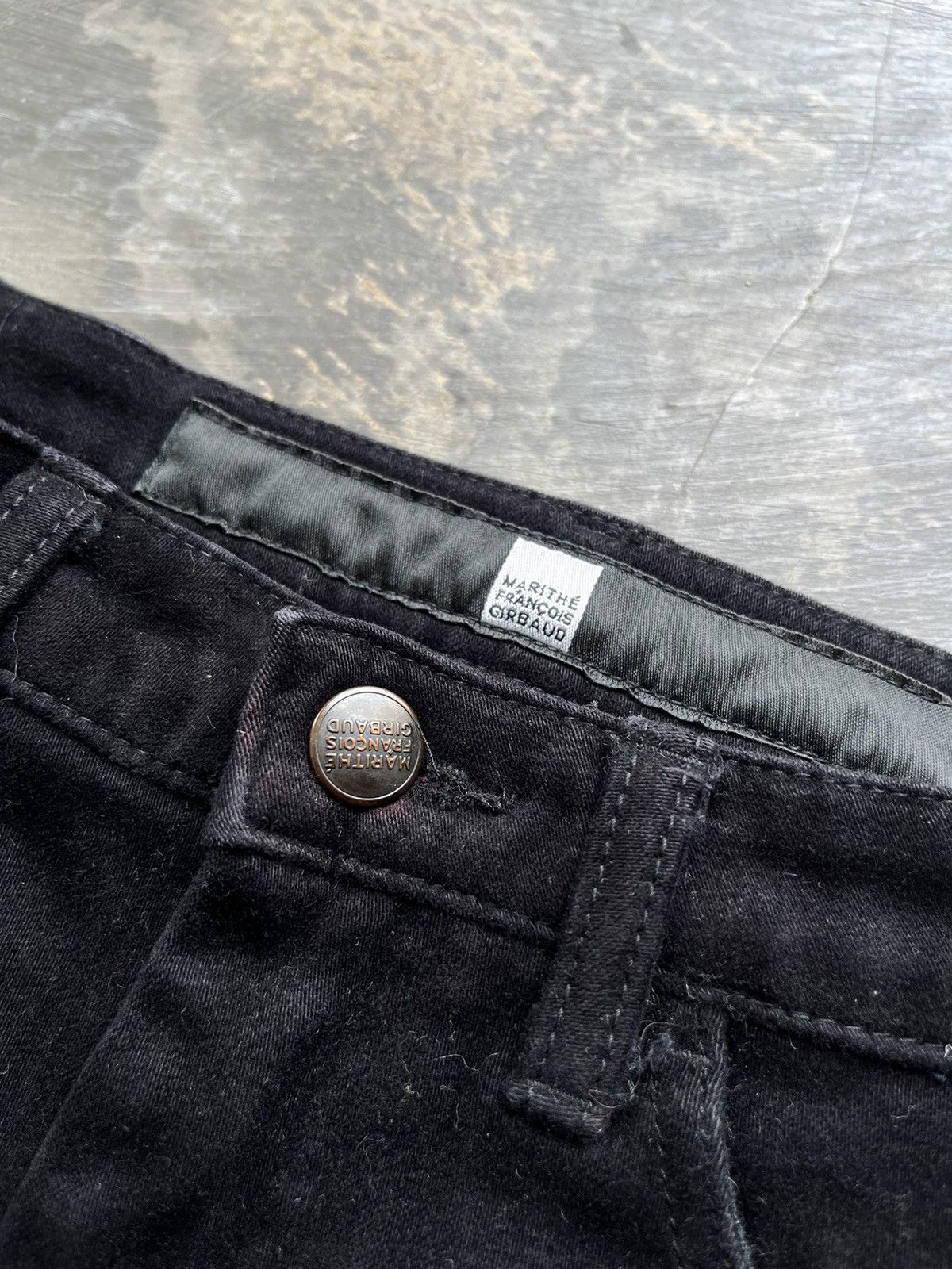 If Six Was Nine × Le Grande Bleu (L.G.B.) × Marithe + Francois Girbaud Marithe francois girbaud soft suede jeans Size US 27 - 4 Thumbnail