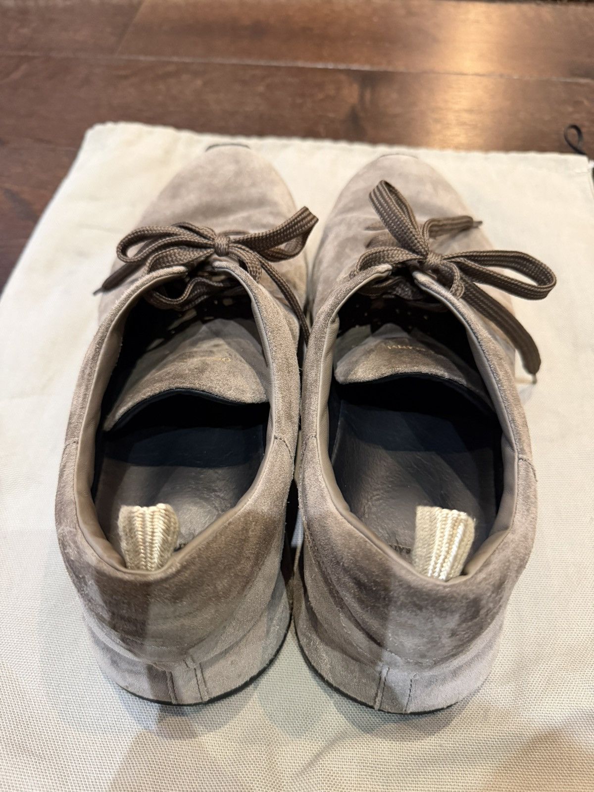 Officine Creative Officine Creative Suede Low Top Sneakers Taupe Brown Size US 11 / EU 44 - 4 Thumbnail