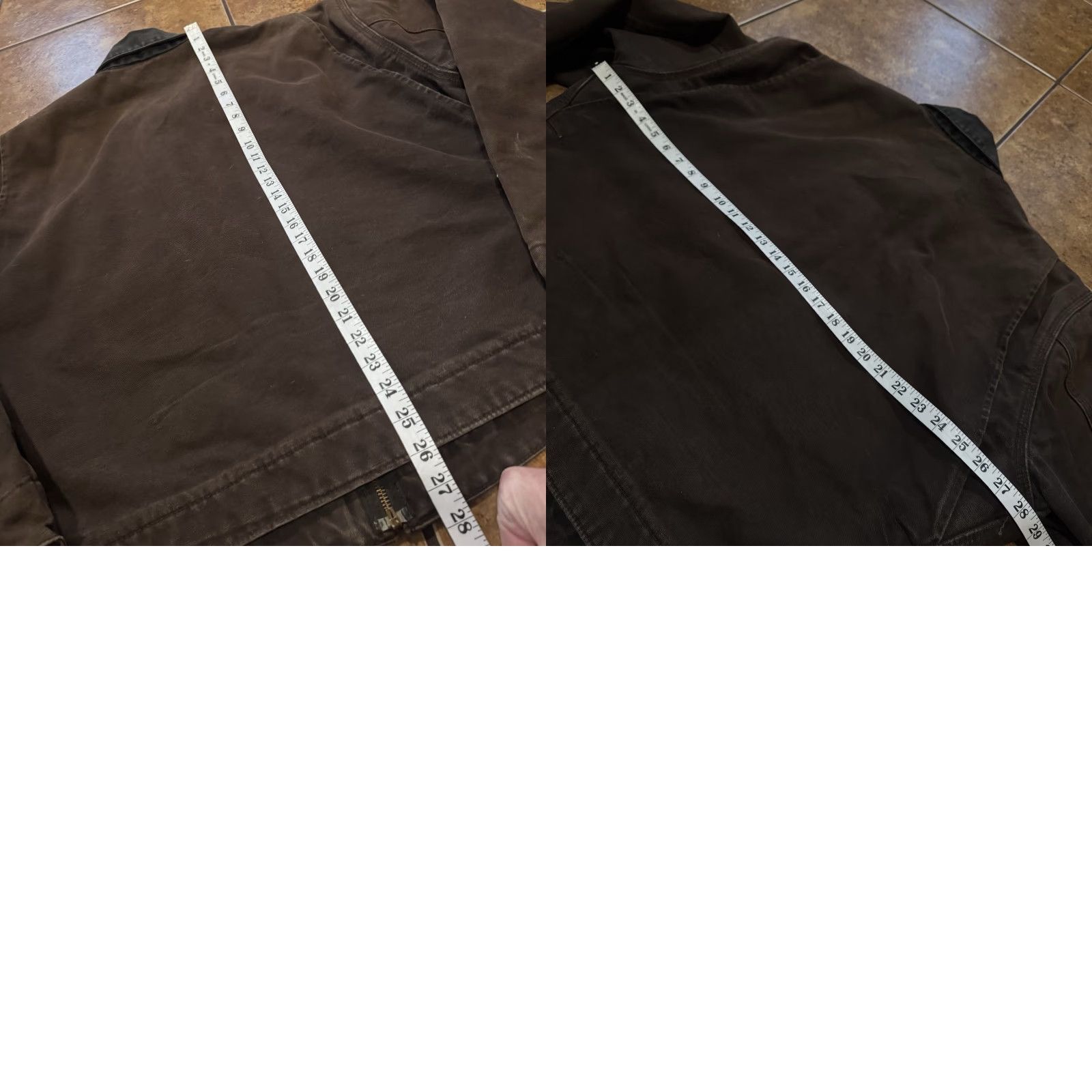 Carhartt Carhartt J97 Jacket Mens 2XL Brown Canvas Workwear Lined - Polyester Blanket Lining, Dark Brown, Classic Fit, Zip, Vintage? No Size US XXL / EU 58 / 5 - 8 Thumbnail