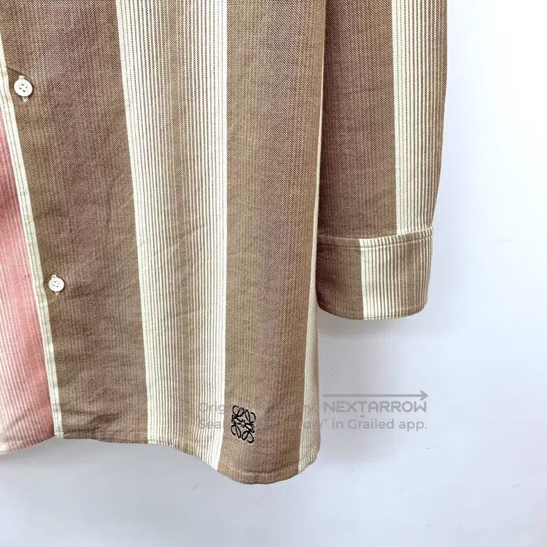 Loewe Loewe Color-Blocked Striped Logo Embroidered Wool Notched Size XS / US 0-2 / IT 36-38 - 4 Thumbnail