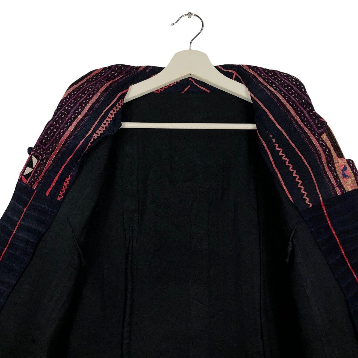 Japanese Brand 🔥Vtg Mandarin Style Jacket Navajo Issey Miyake Design Size US M / EU 48-50 / 2 - 12 Thumbnail