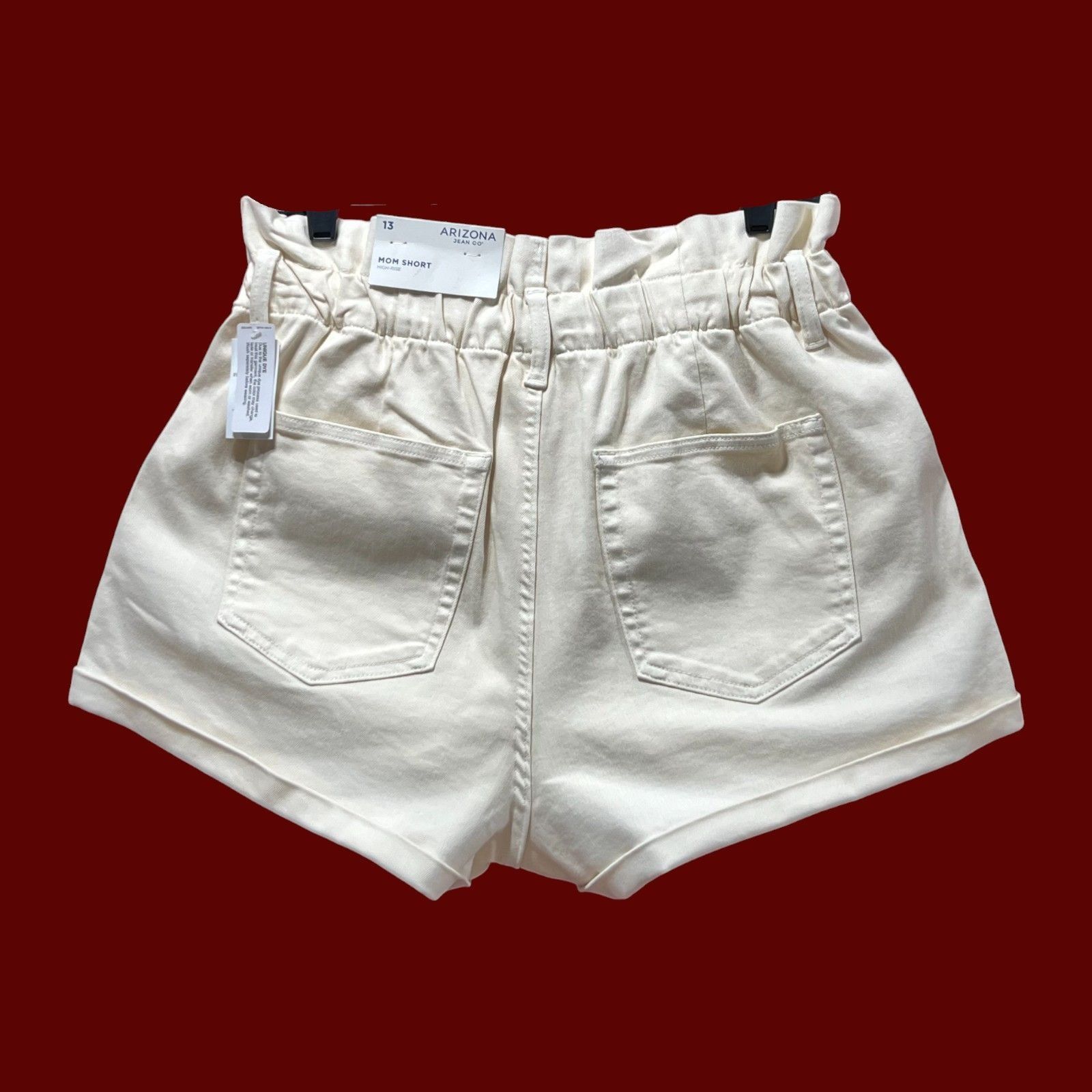 Arizona Jean Co. Arizona - Women's High Rise Denim Short - Beige - 13 Size 30" / US 8 / IT 44 - 2 Thumbnail