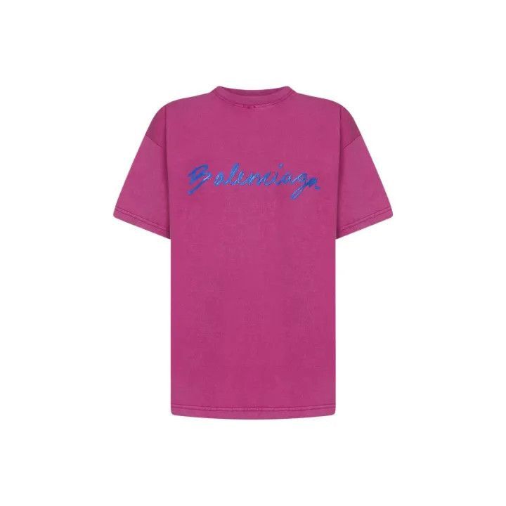 Balenciaga Balenciaga Loose Fit Logo Tee for Women 0079-2507 Size S / US 4 / IT 40 - 1 Thumbnail
