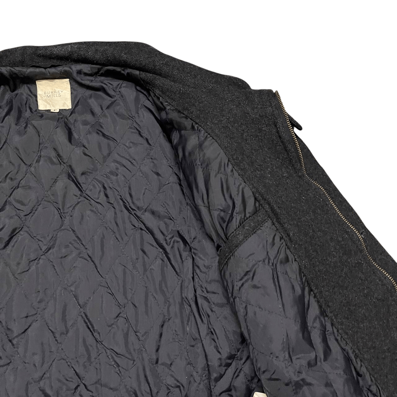 Issey Miyake Vintage Burkey Mills Wool Bomber Style Jacket Issey Miyake Size US M / EU 48-50 / 2 - 9 Thumbnail