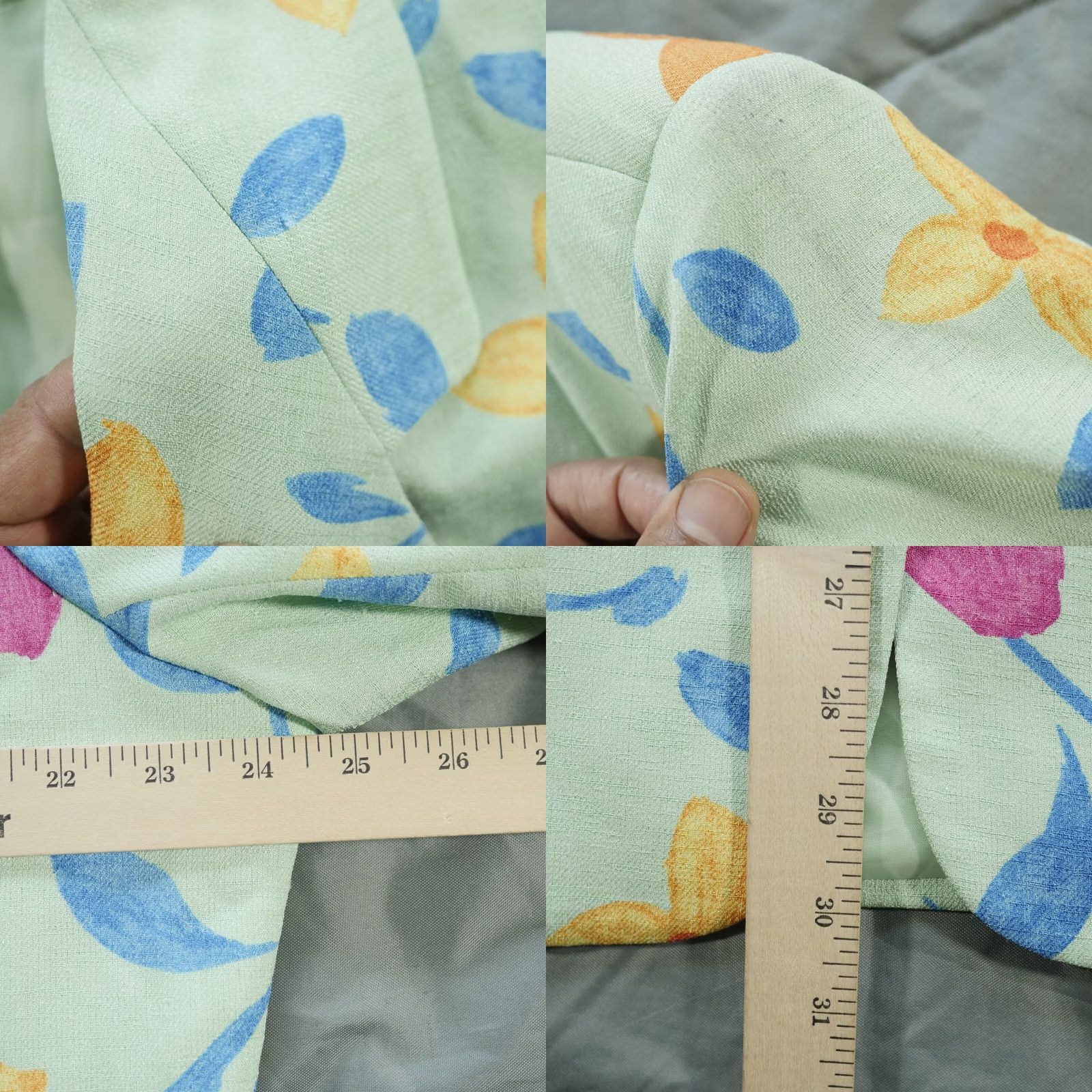 Vintage VINTAGE Patchington Blazer Womens 18 Green Floral Oversized Pastels Bright USA Blazer Women 18 Green Floral Oversized Pastels Bright USA Size XXL / US 16-18 / IT 52-54 - 8 Thumbnail