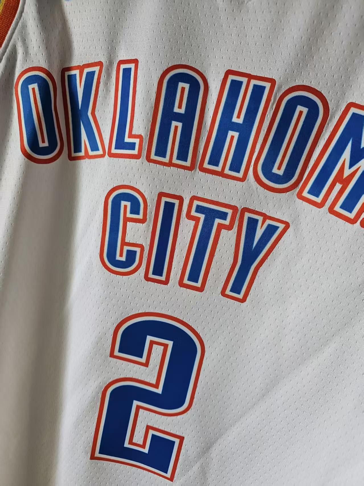 NBA Thunder #2 Shai Gilgeous-Alexander Jersey Size US M / EU 48-50 / 2 - 4 Thumbnail