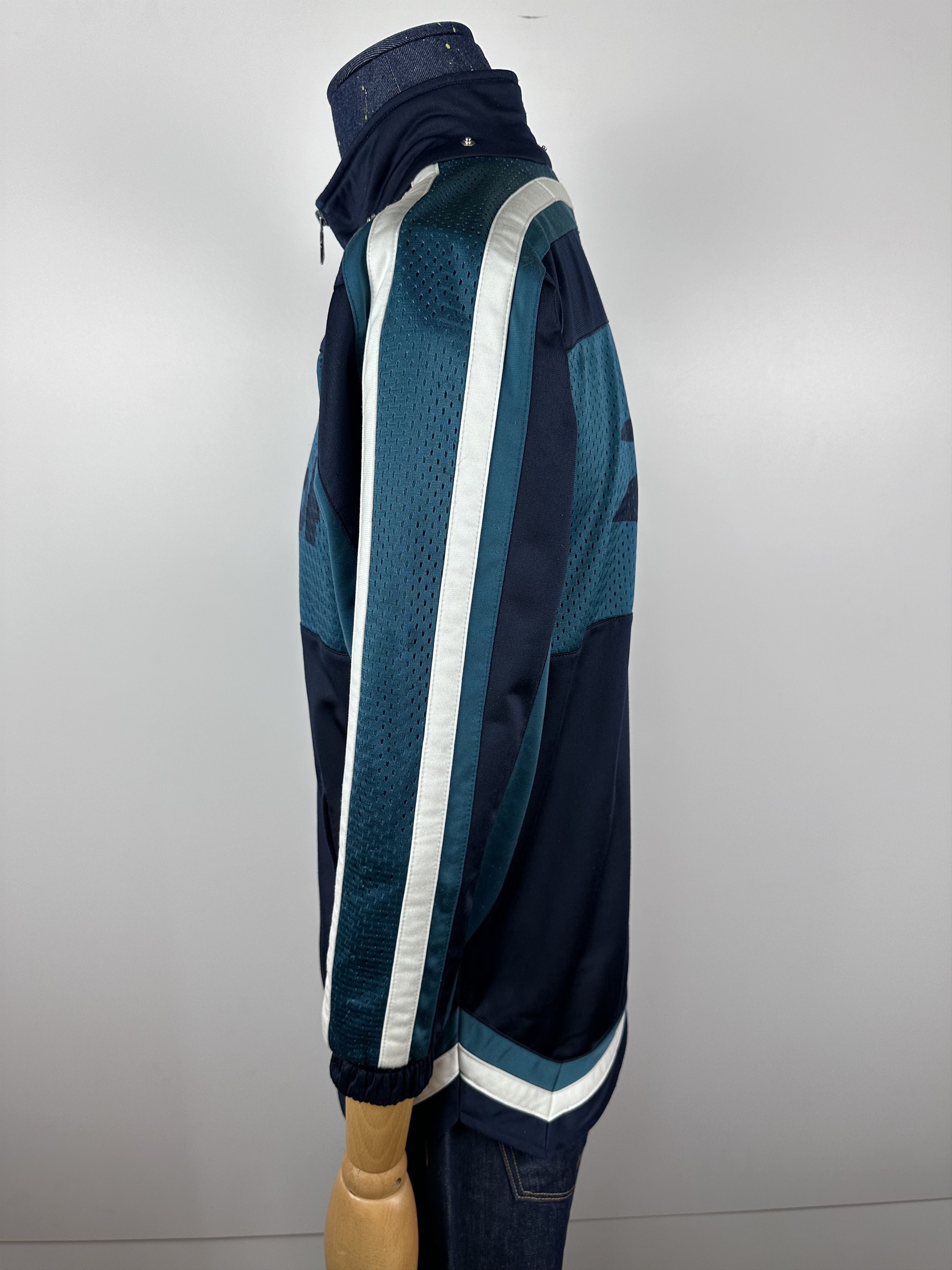 Reebok × Vintage Reebok Vintage 90s Blue Green Track Tracksuit Top Jacket Size US XS / EU 42 / 0 - 5 Thumbnail
