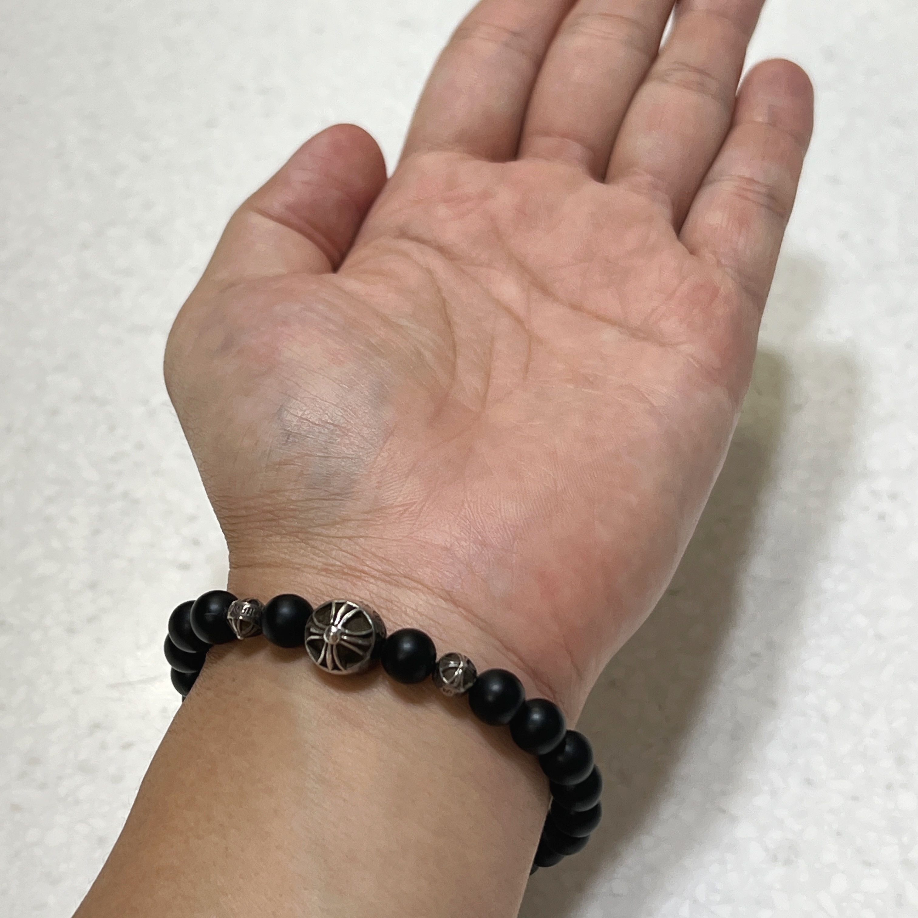 Chrome Hearts Chrome Hearts 71 BEAD Onyx Beads Bracelet 6mm Size ONE SIZE - 9 Thumbnail