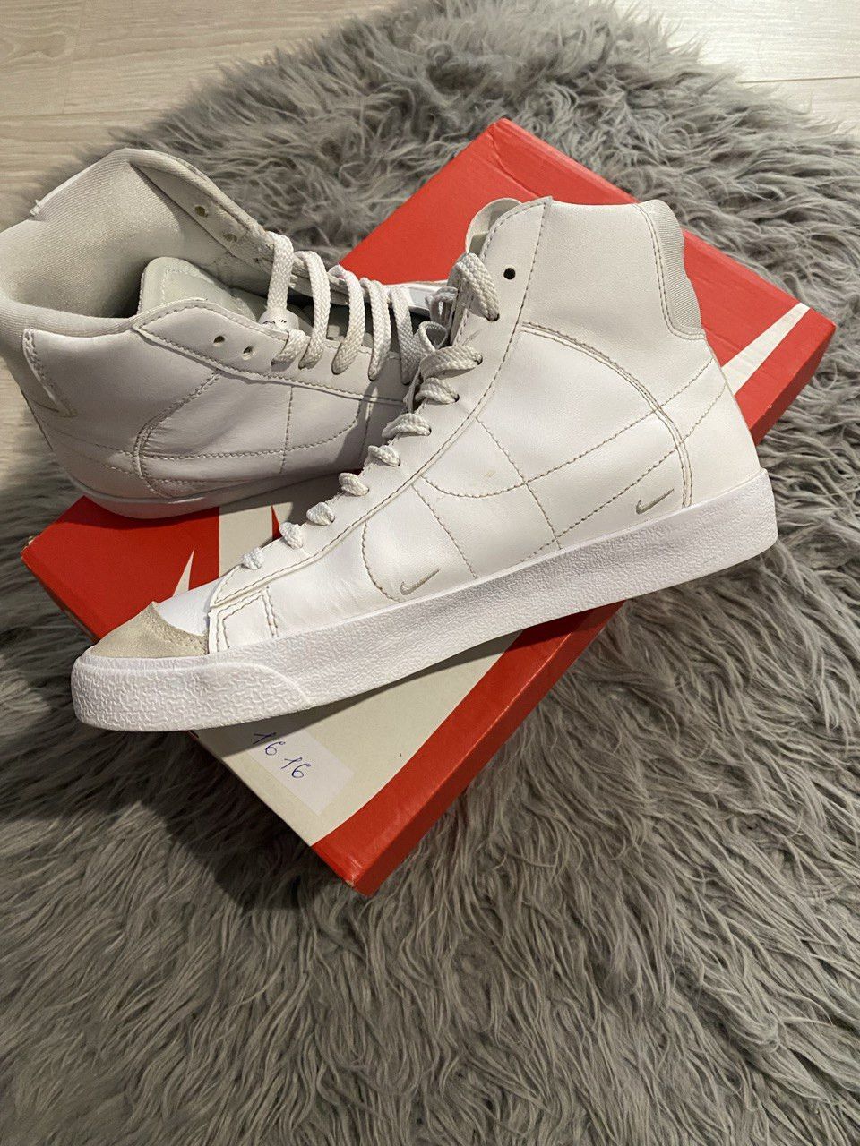 Nike Nike Blazer Mid 77 white Size US 6 / IT 36 - 5 Thumbnail