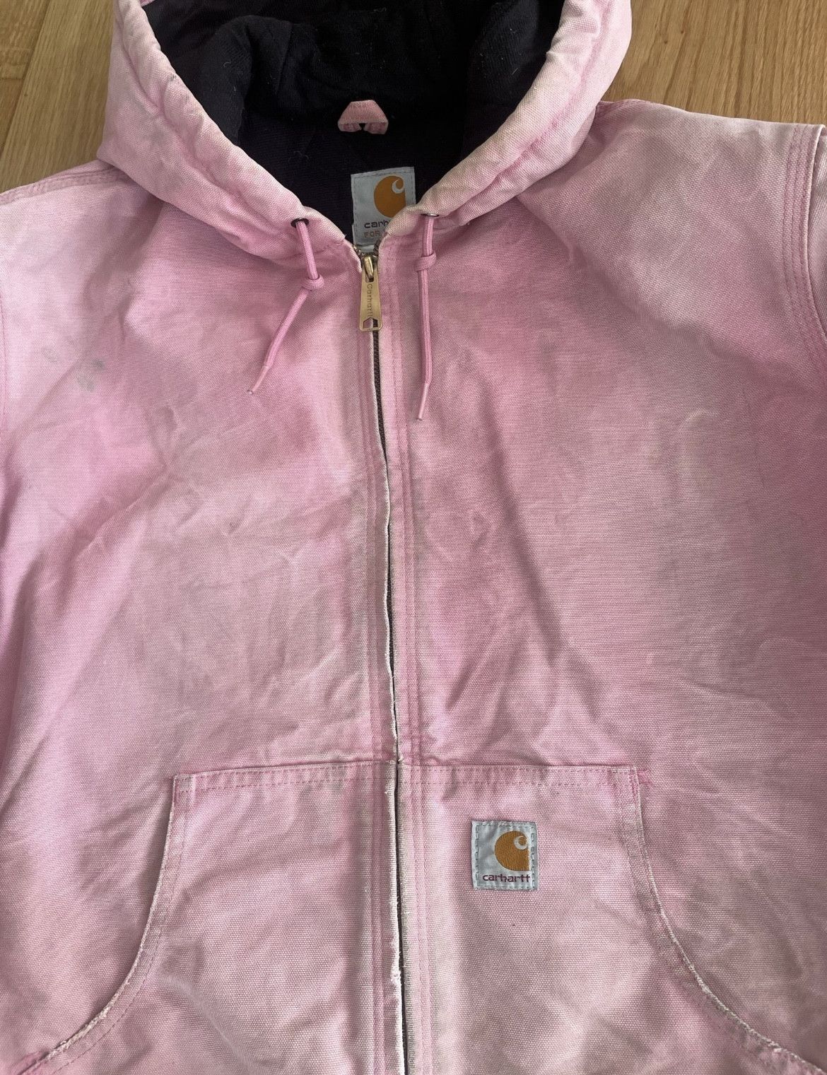 Carhartt Carhartt Faded Pink Active Jacket Size M / US 6-8 / IT 42-44 - 2 Thumbnail