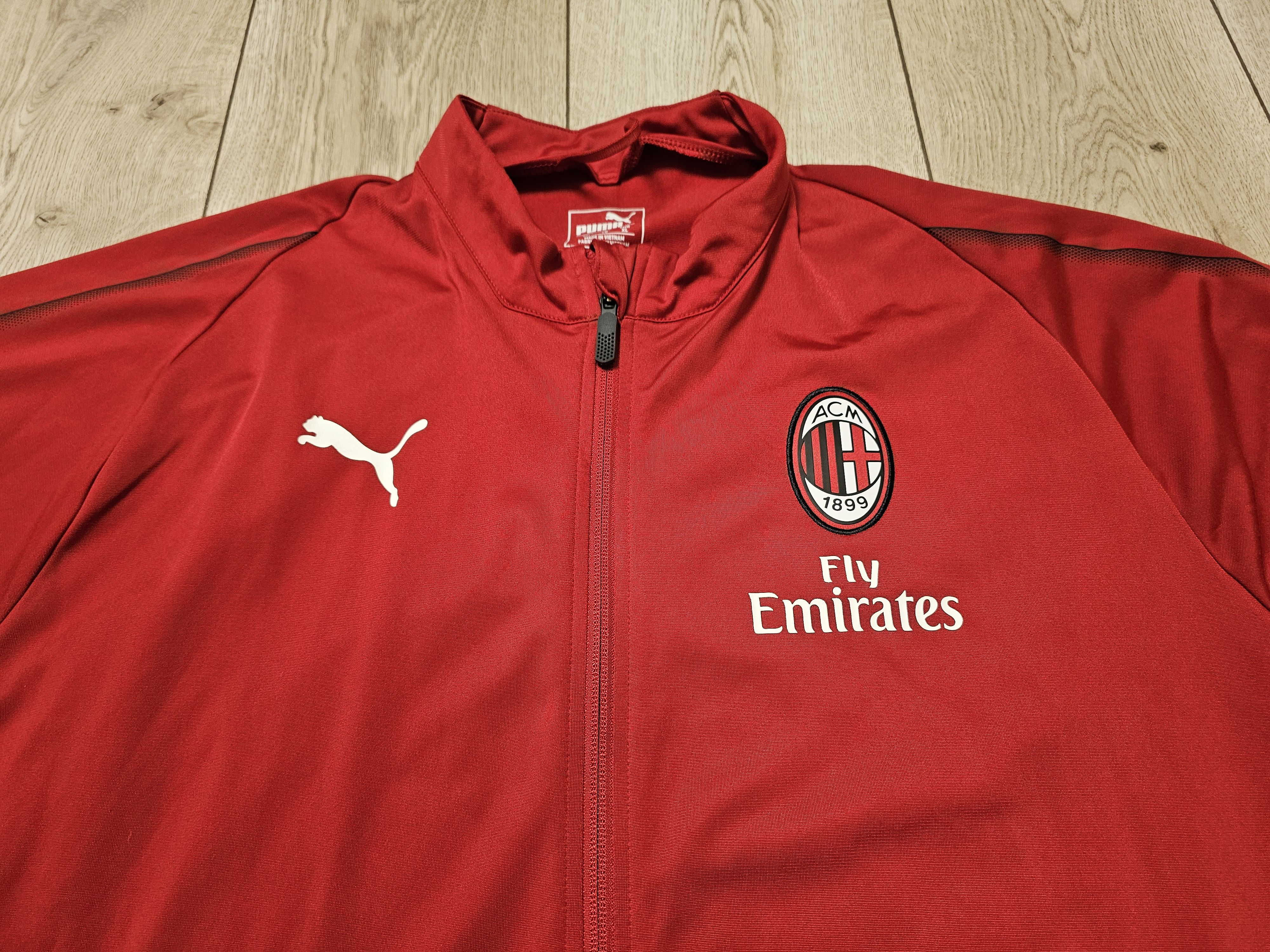 Puma AC MILAN 2018 2019 TRAINING FOOTBALL JACKET SOCCER JACKET Size US XL / EU 56 / 4 - 3 Thumbnail