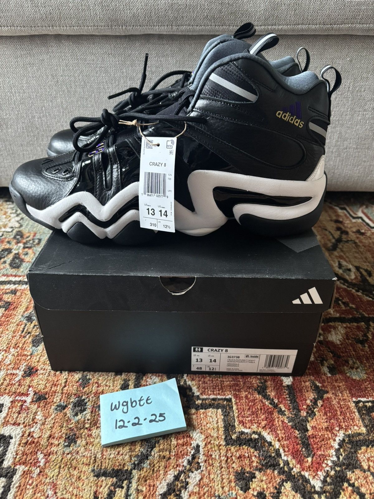 Adidas adidas Crazy 8 Size US 13 / EU 46 - 1 Thumbnail