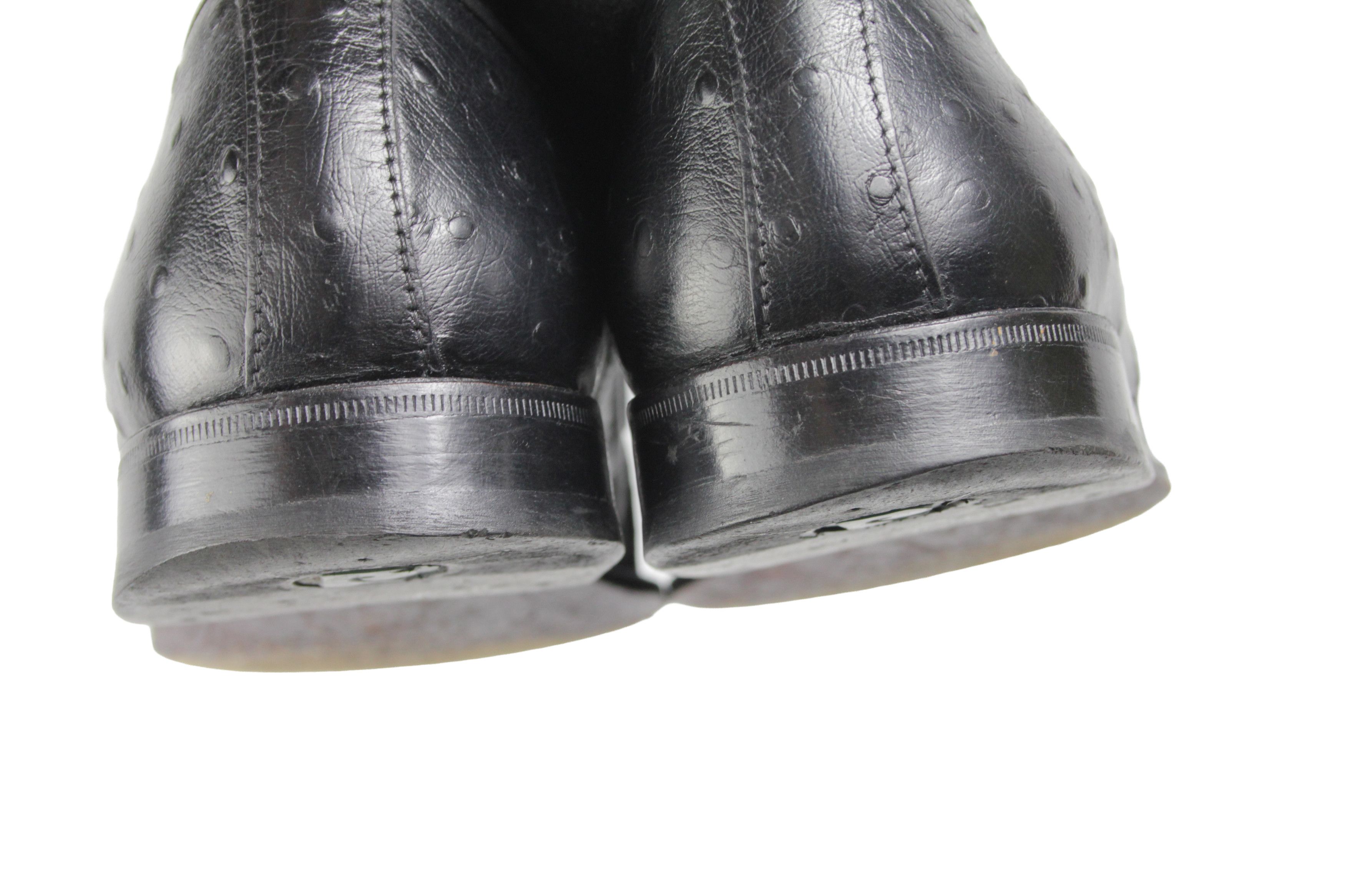 Pierre Cardin 90S Ostrich Leather Loafers Vintage Size US 7 / EU 40 - 11 Thumbnail