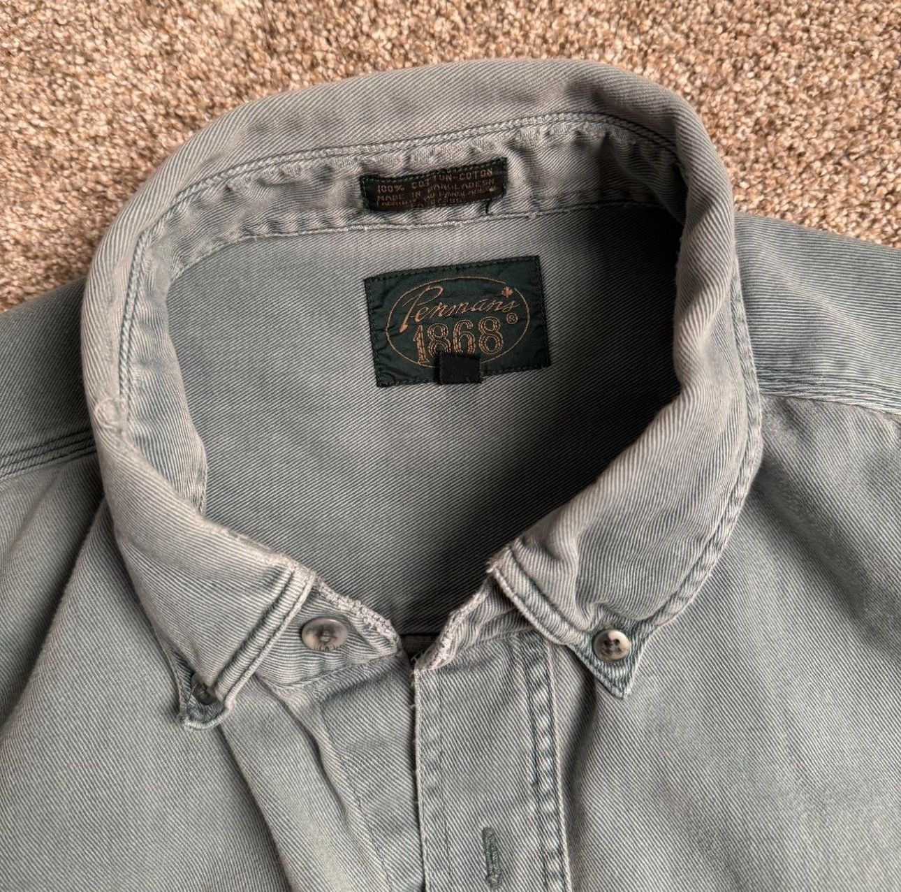 Other VINTAGE PENMANS 1868 LONGSLEEVE BUTTON UP Size US XL / EU 56 / 4 - 2 Thumbnail