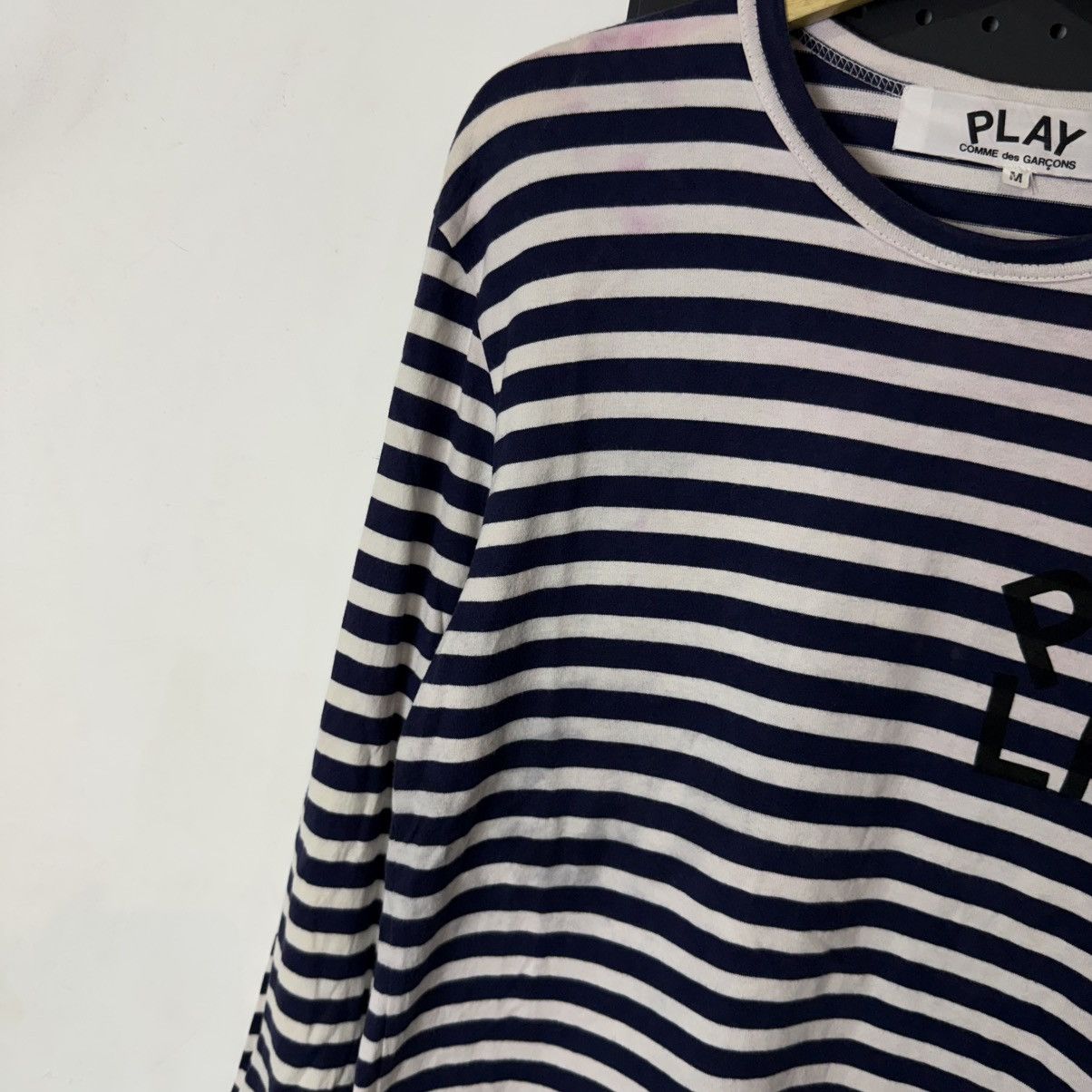 Comme des Garcons PLAY Comme des Garcons stripe longsleeve Size M / US 6-8 / IT 42-44 - 5 Thumbnail