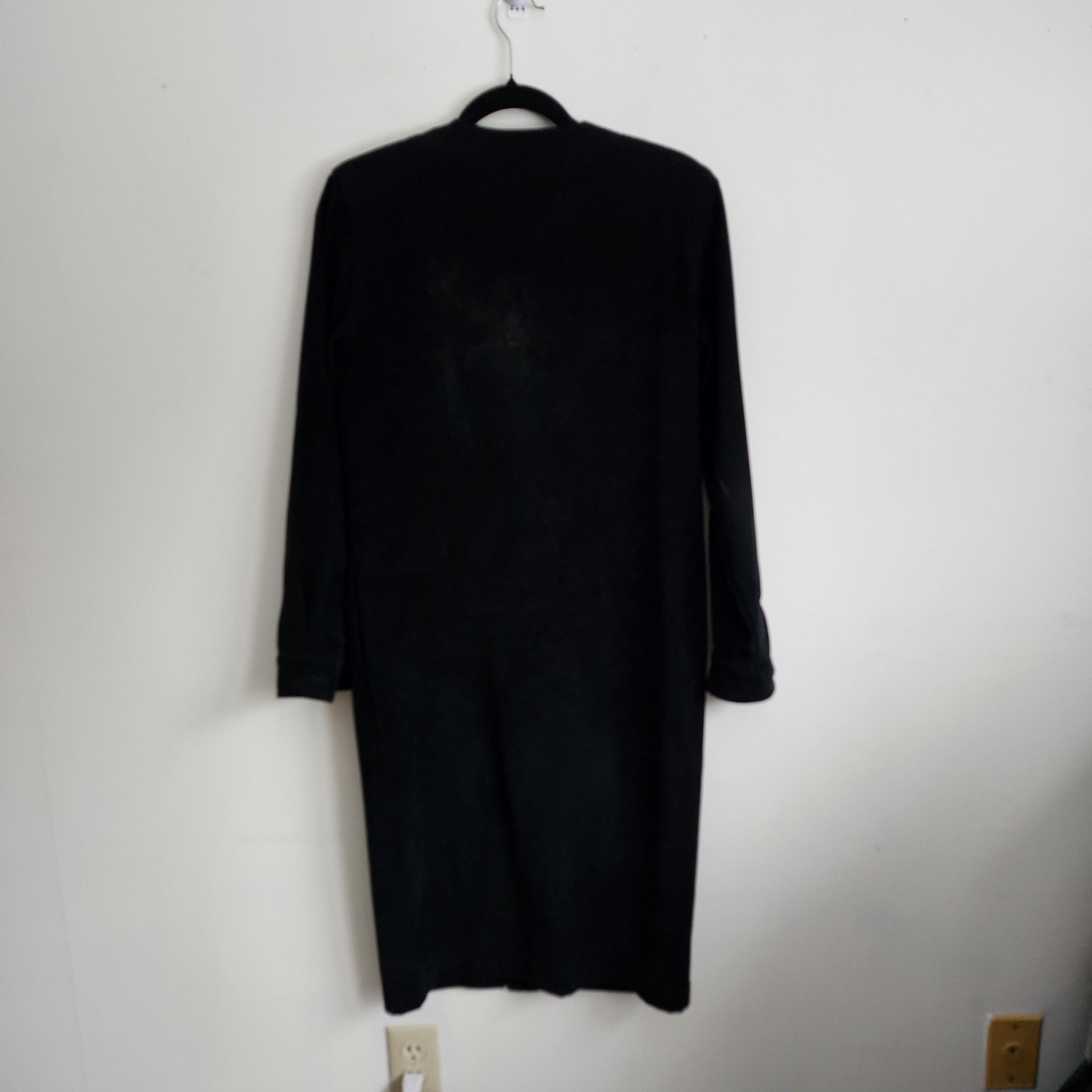Vintage Vintage Tess Dress Womens 6 Black Button Up Down Size S / US 4 / IT 40 - 3 Thumbnail