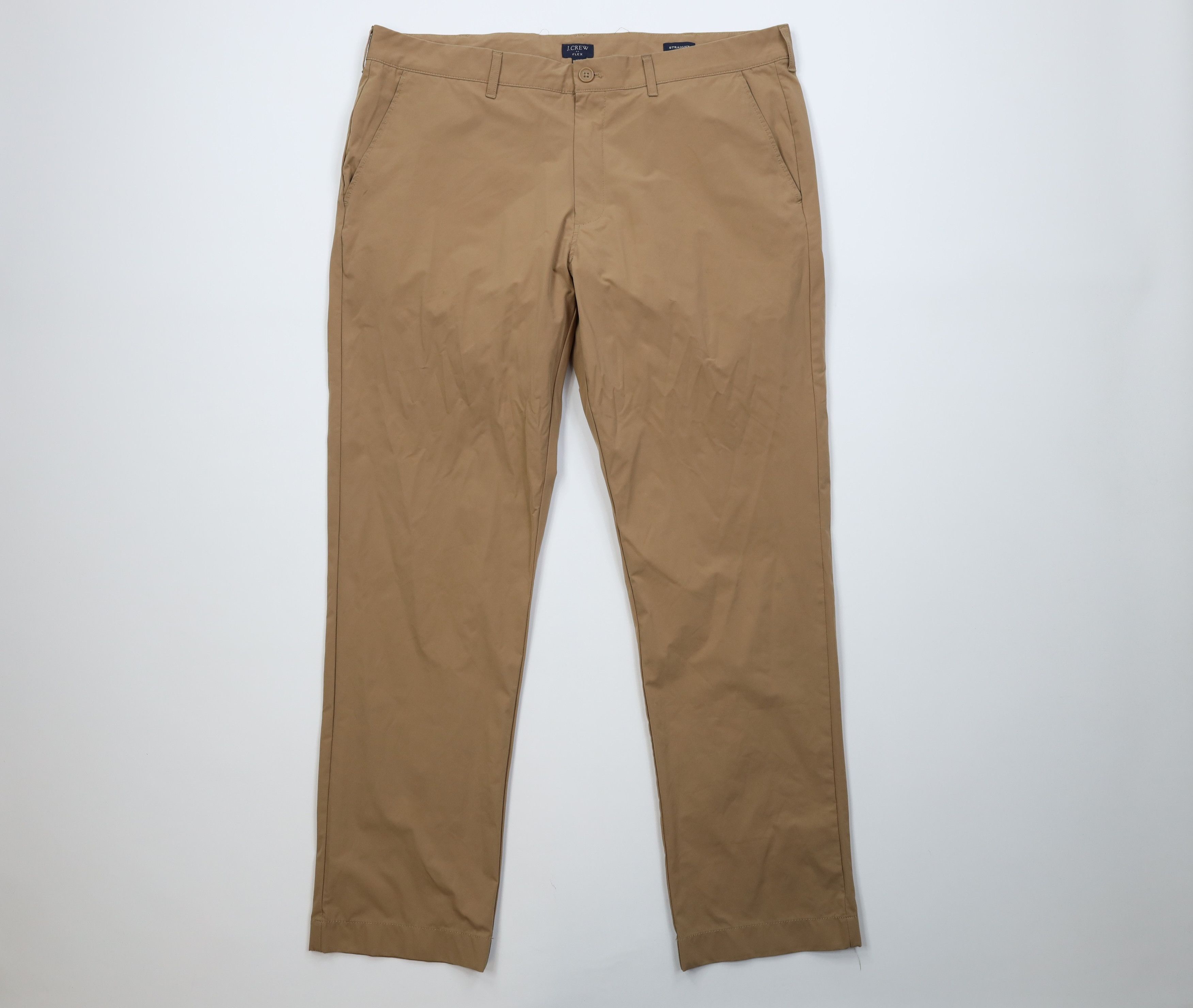 J.Crew J Crew Mens Straight Leg Chino Pants Trousers Brown Khaki Size US 38 / EU 54 - 1 Thumbnail