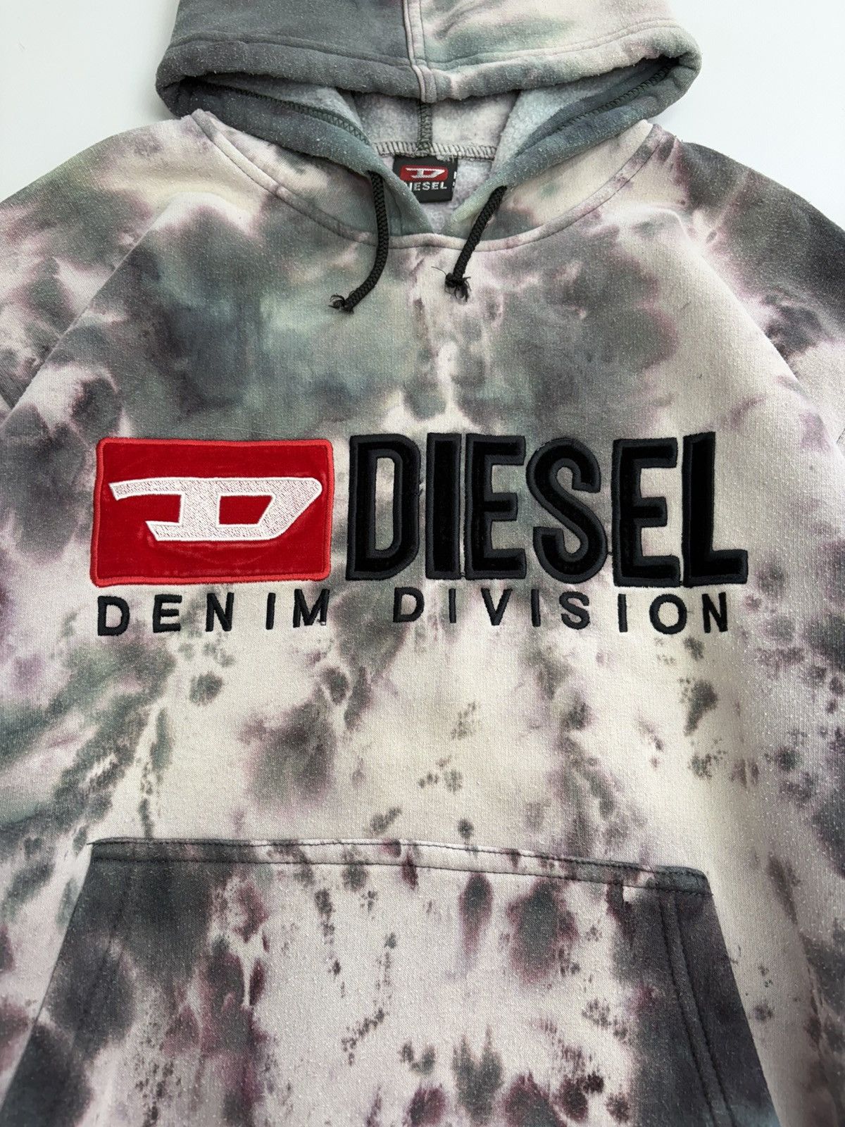 Diesel Vintage Diesel Denim Division Tie Dye Hoodie Y2K Archive Size US M / EU 48-50 / 2 - 12 Thumbnail