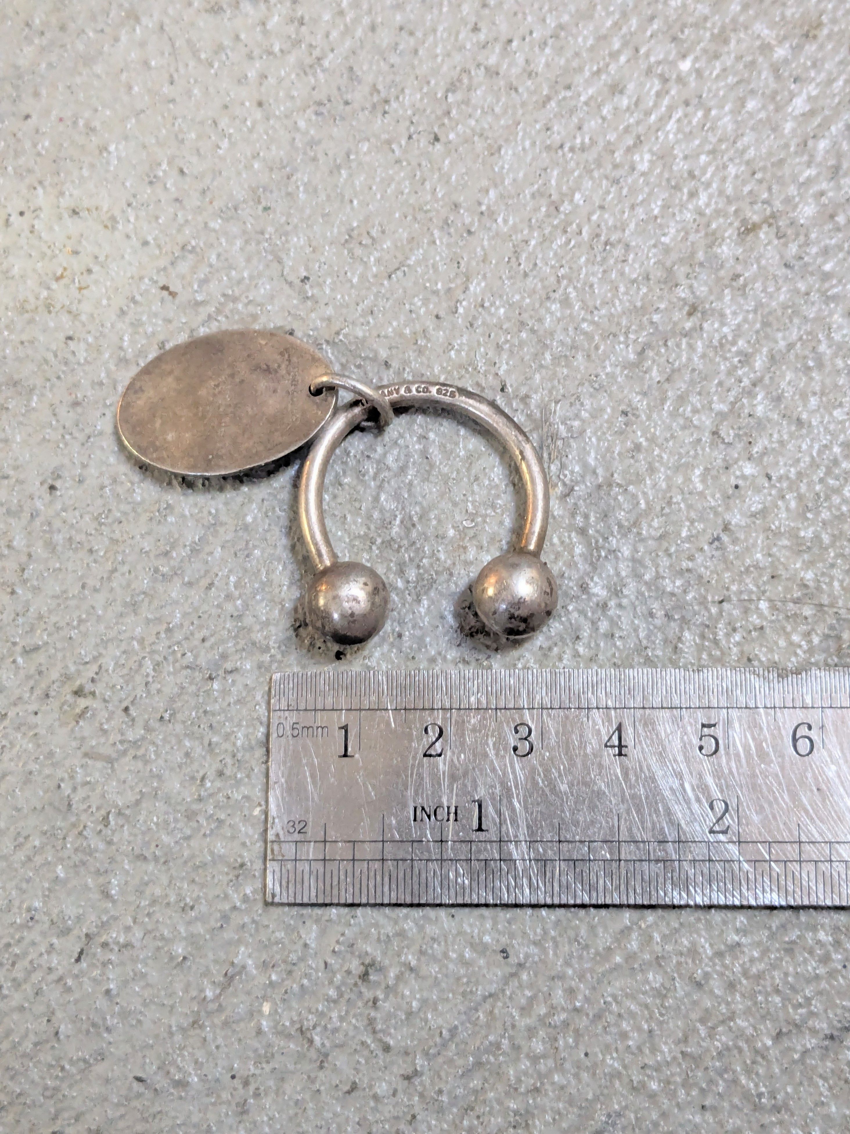 Jewelry Tiffany & Co Sterling Silver Keyring Keychain Horseshoe Size ONE SIZE - 8 Thumbnail