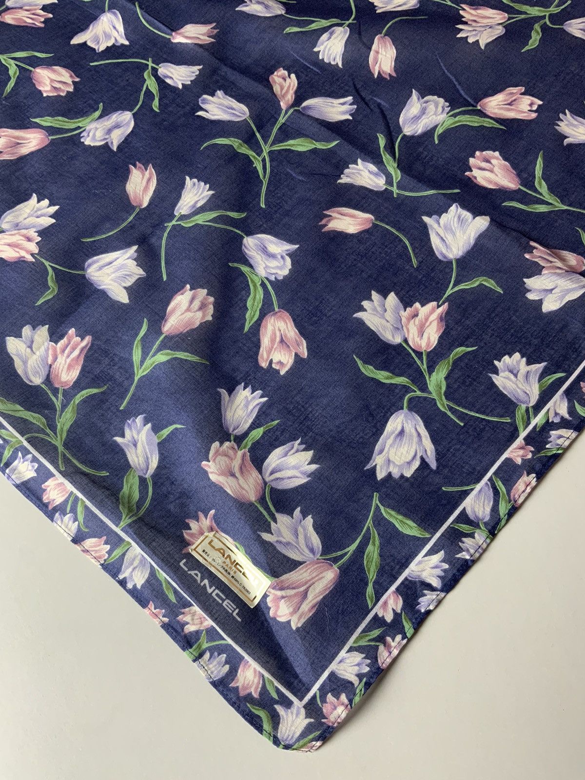 Lancel Lancel Flower Art Handkerchief Size ONE SIZE - 6 Thumbnail