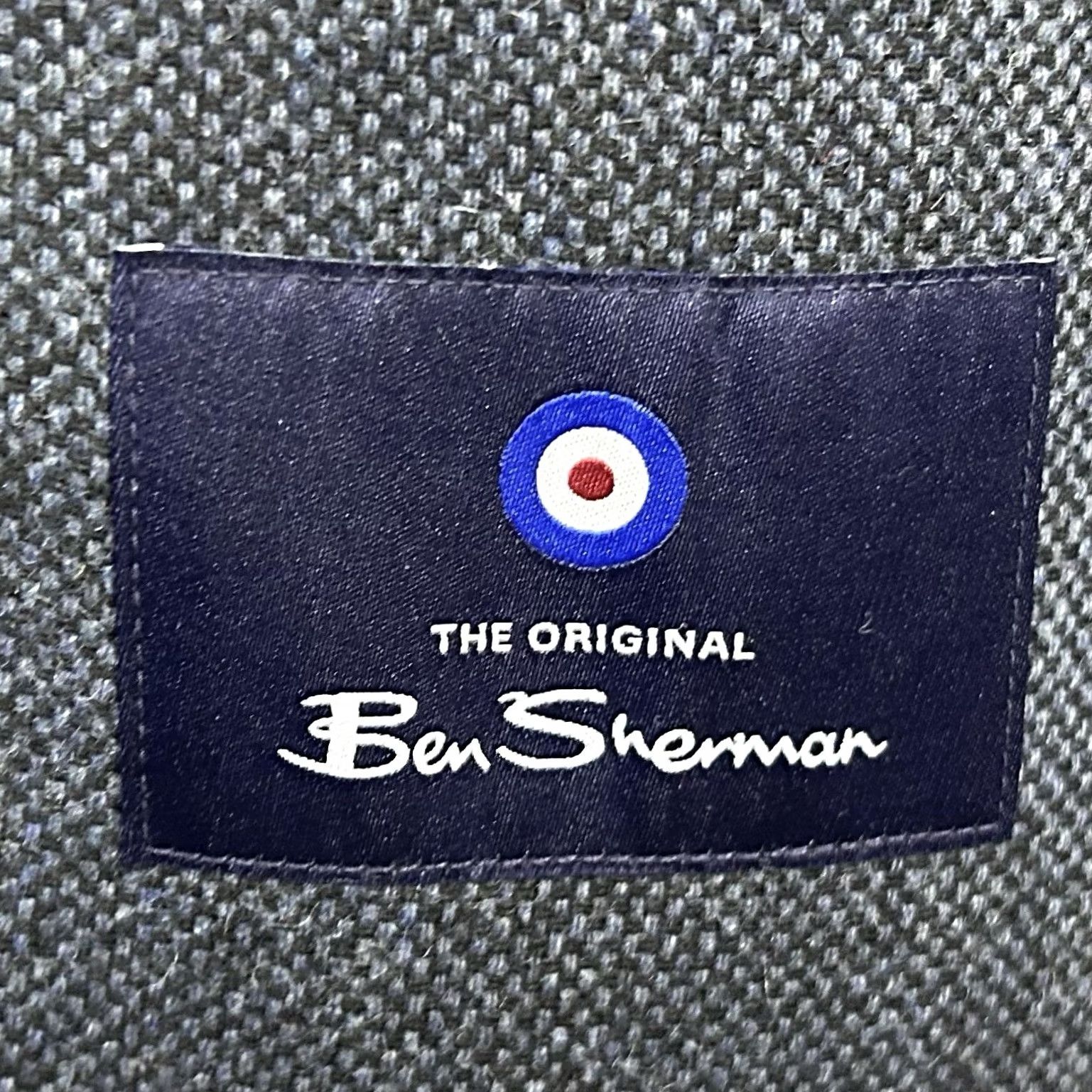 Ben Sherman Ben Sherman Sport Coat 44R Wool Tweed Blue Two-Button Double Vented Coat Mens Regular Jacket Size US XS / EU 42 / 0 - 3 Thumbnail