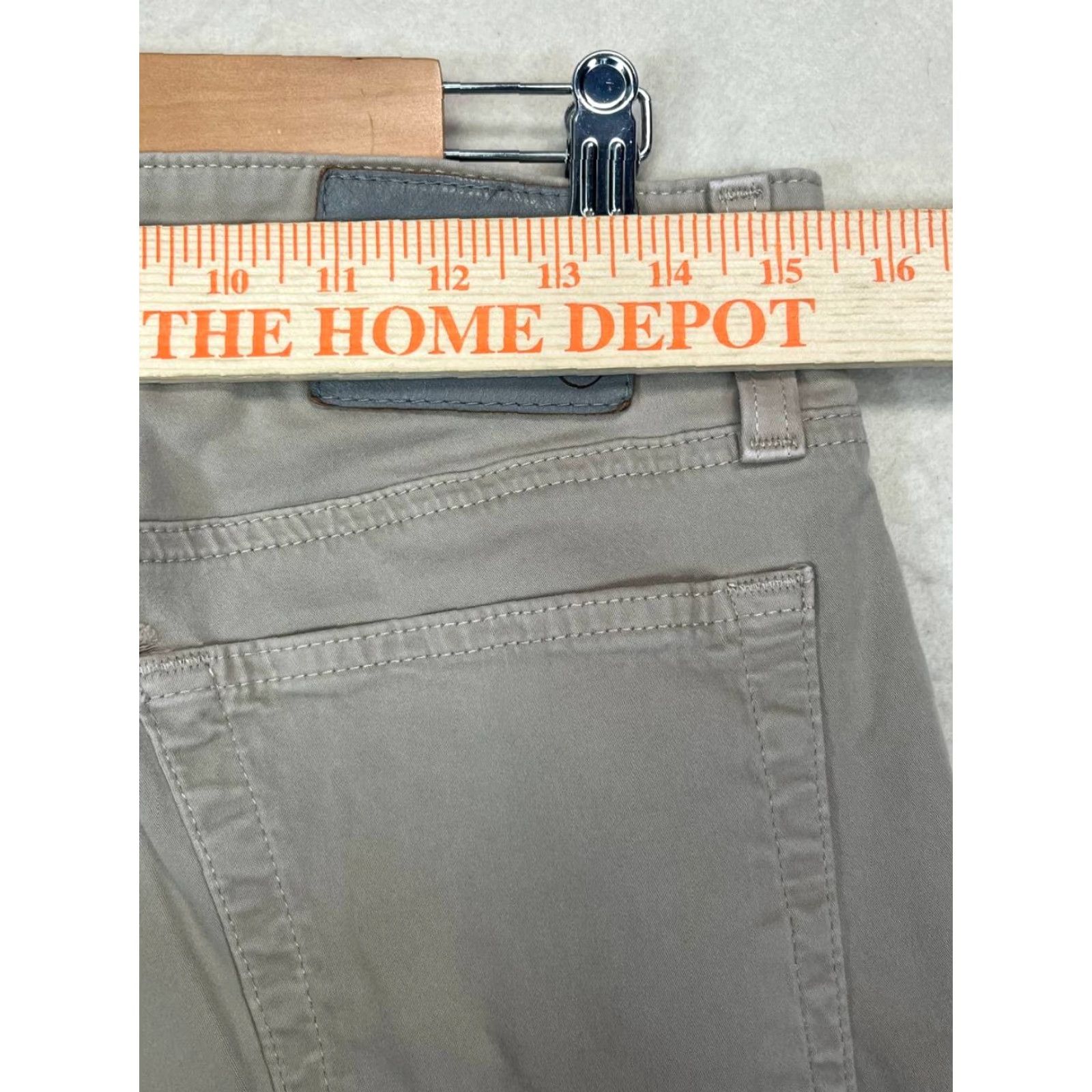 Vintage VINTAGE AG Adriano Goldschmied The Tellis Jeans Beige 34x30 Men Slim Straight Cotton Spandex USA N/A Size US 34 / EU 50 - 5 Thumbnail