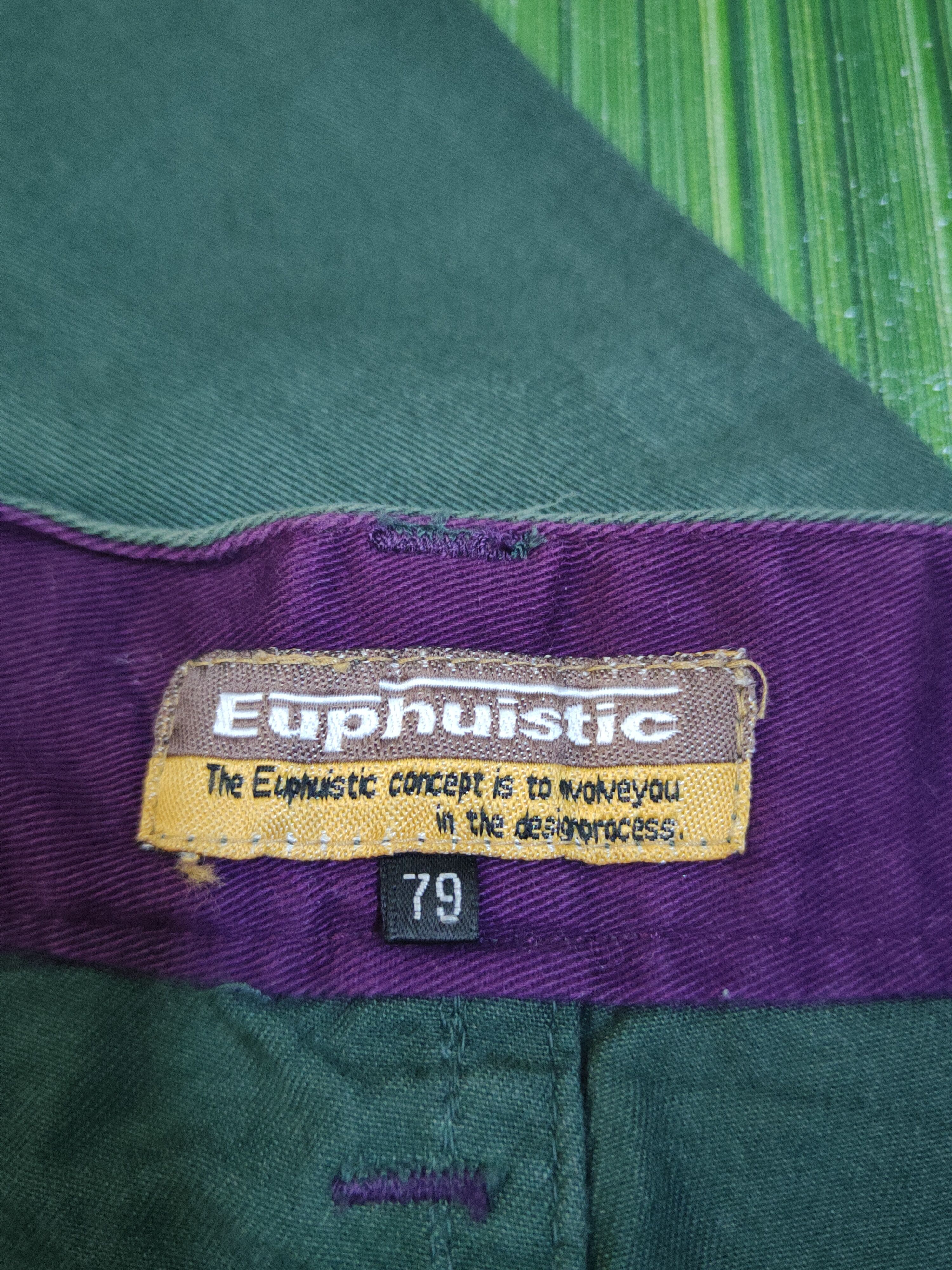 Japanese Brand DL Euphuistic Green Multipocket Casual Pants #1538 Size US 30 / EU 46 - 14 Thumbnail