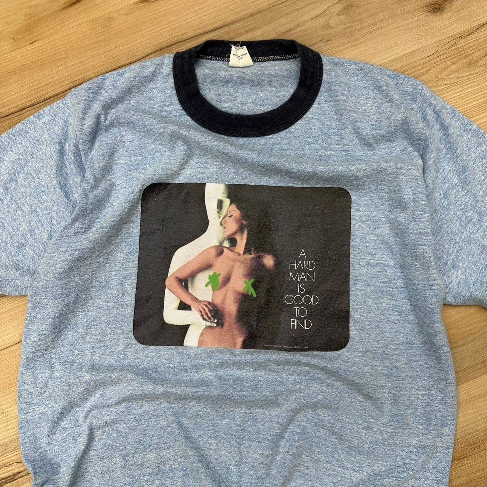 Other Vintage 70s A Hard Man Good Model Fashion NSFW Sex Shirt Size US L / EU 52-54 / 3 - 2 Thumbnail