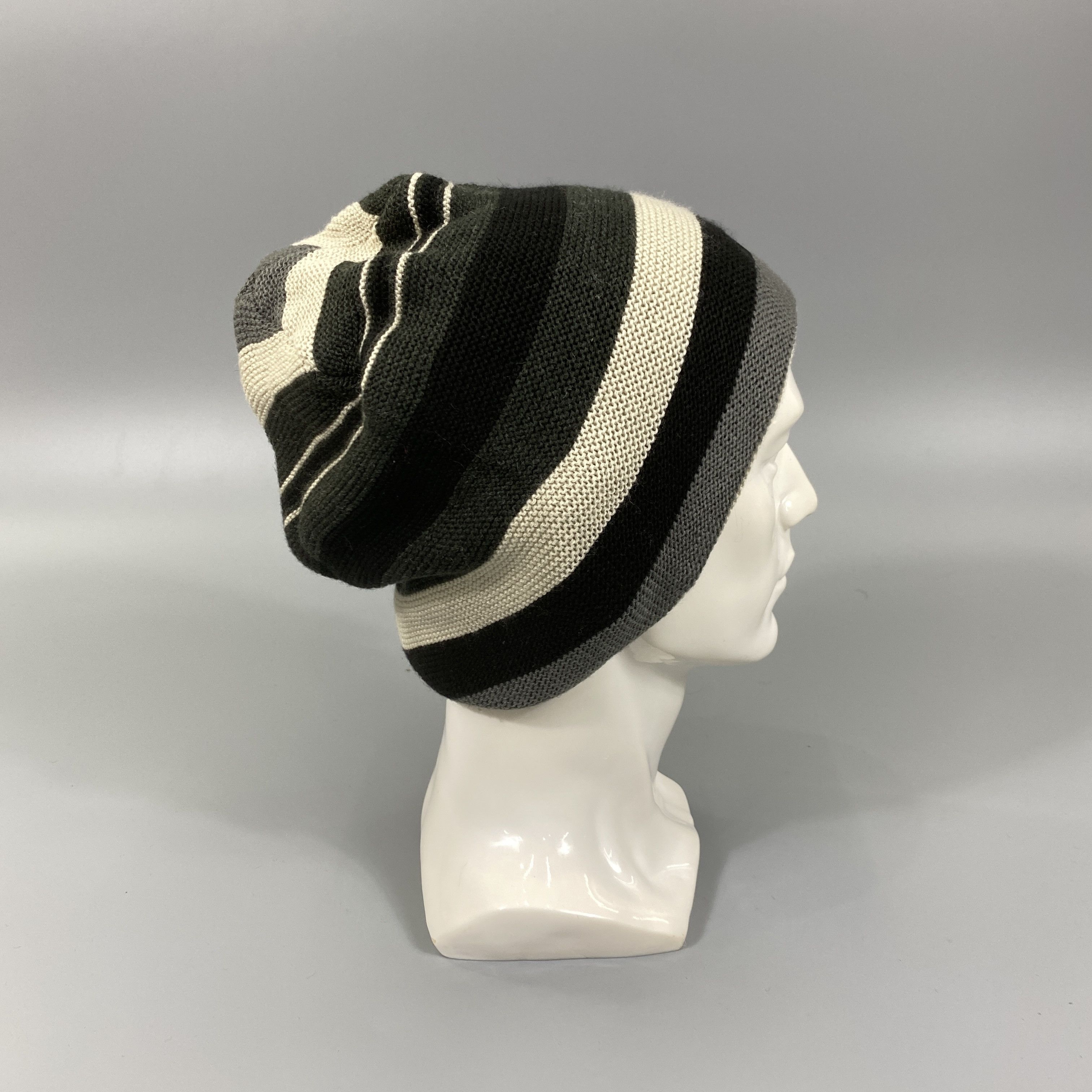 Japanese Brand Stripe Multi Color Beanie -BN732 Size ONE SIZE - 4 Thumbnail