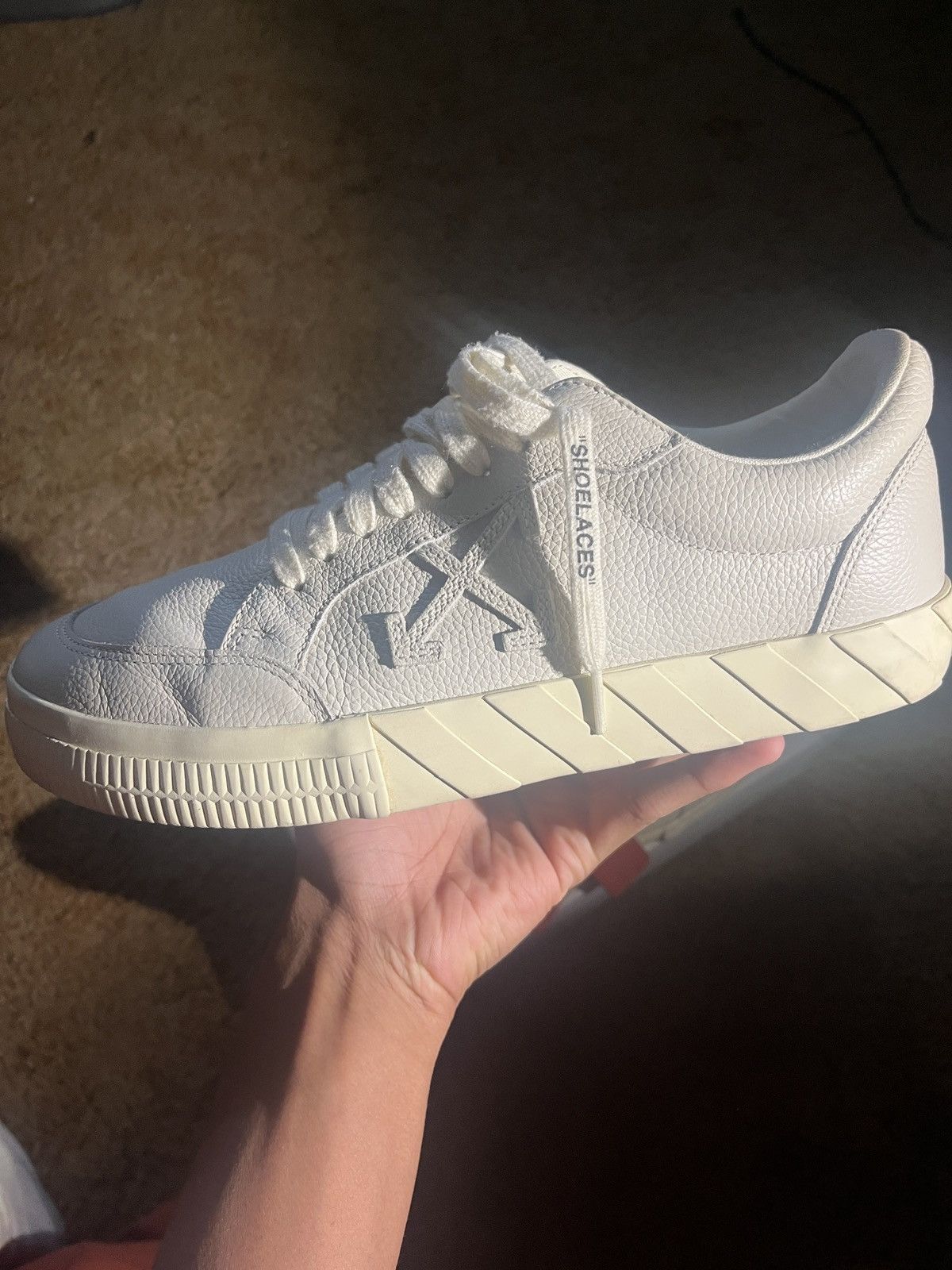 Off-White Off- White Vulcanized ‘Leather’ Size US 10 / EU 43 - 9 Thumbnail