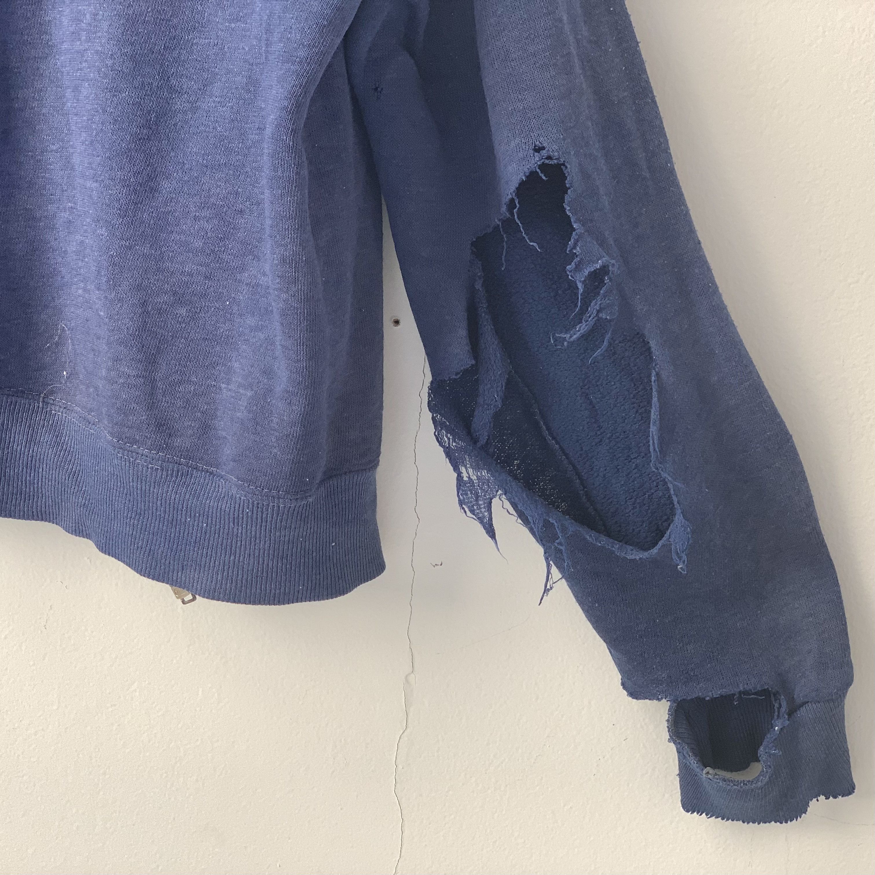 Other vintage 70s faded, threadbare zipper hoodie Size US XS / EU 42 / 0 - 3 Thumbnail