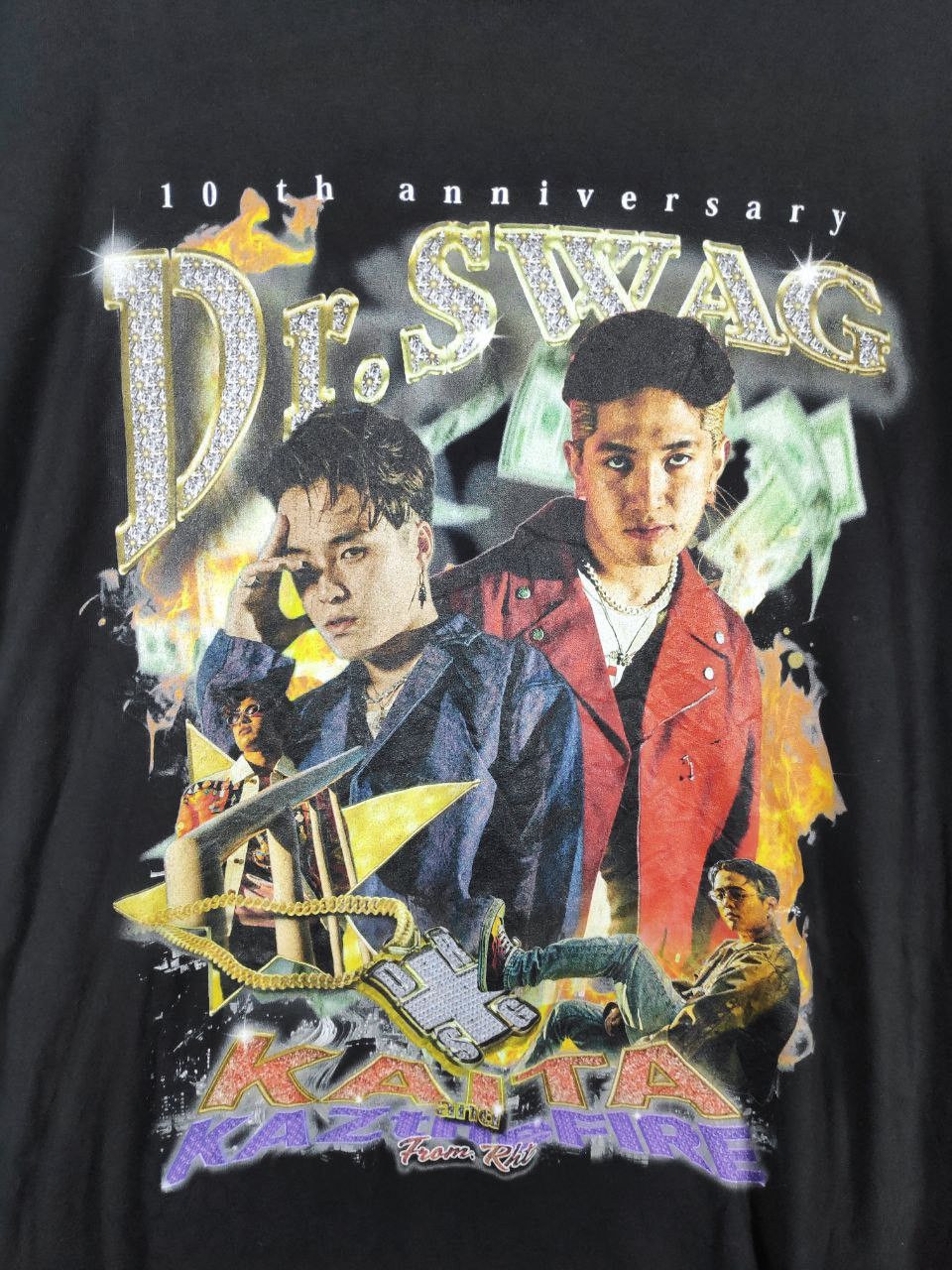 Band Tees × Rap Tees Dr Swag Japanese Dancer Hip Hop Raptees Size XL Size US XL / EU 56 / 4 - 3 Thumbnail