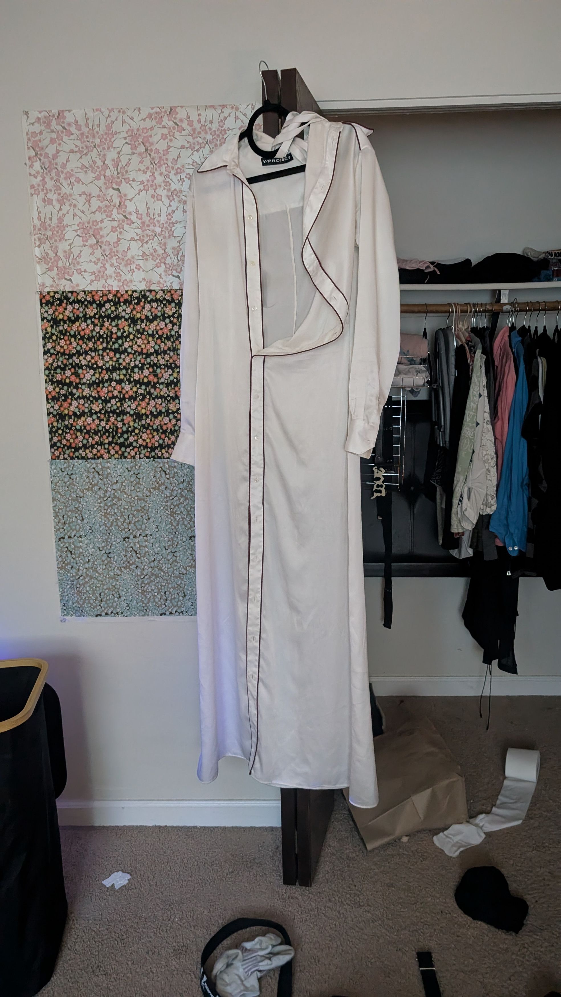 Y/Project Y/Project Silk Maxi Dress Size XS / US 0-2 / IT 36-38 - 4 Thumbnail