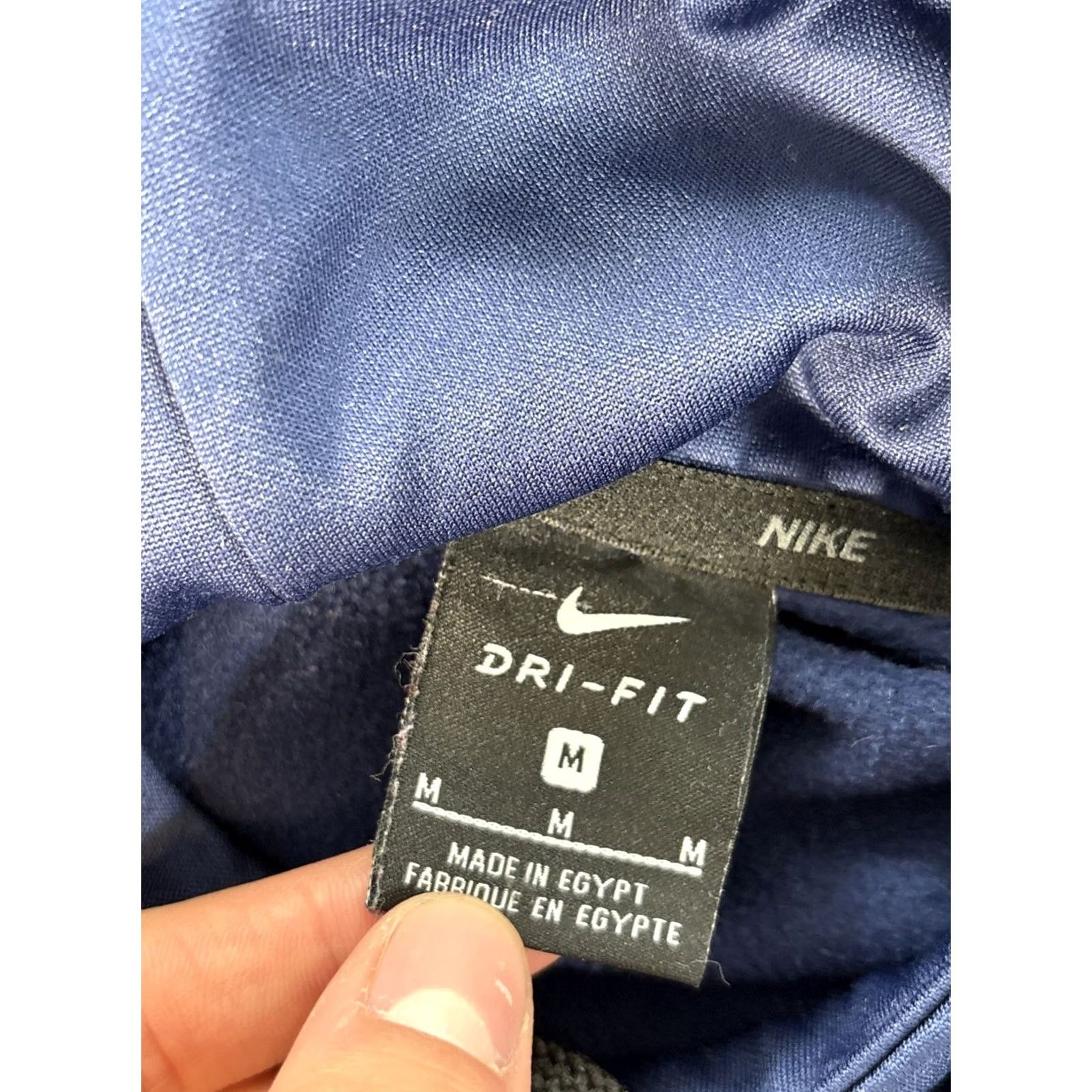 Nike Nike Therma Dri-Fit Pullover Hoodie Sweatshirt Navy Blue 826671 429 Medium Mens Regular XS? Size US M / EU 48-50 / 2 - 4 Thumbnail