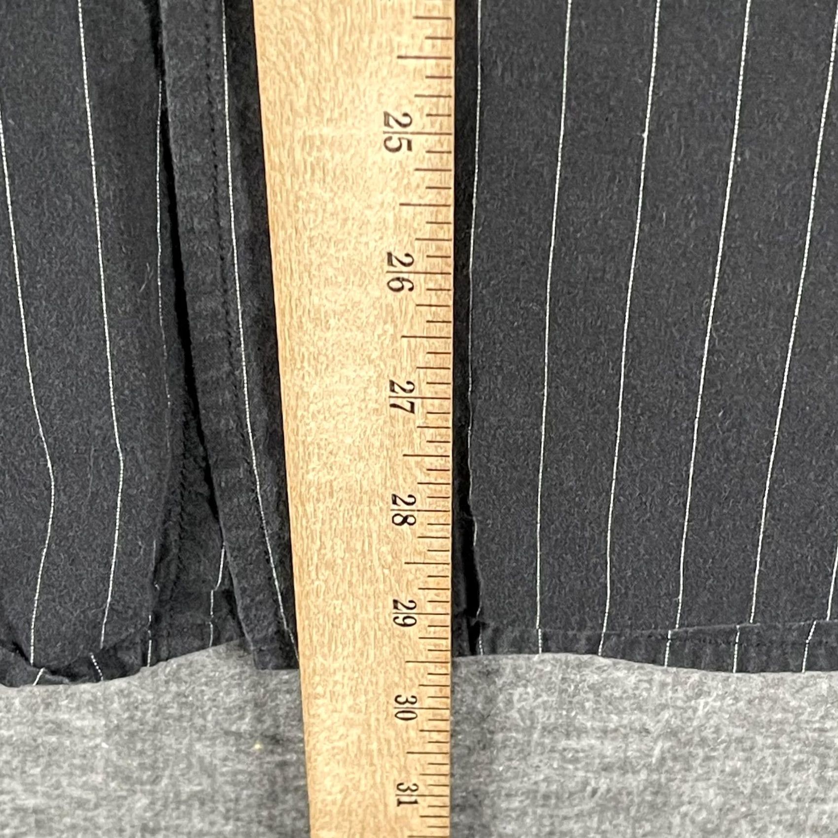 Toy Machine Machine Shirt Mens Medium Black Pinstripe Pearl Snap Crest Graphical Rockabilly Size US M / EU 48-50 / 2 - 8 Thumbnail