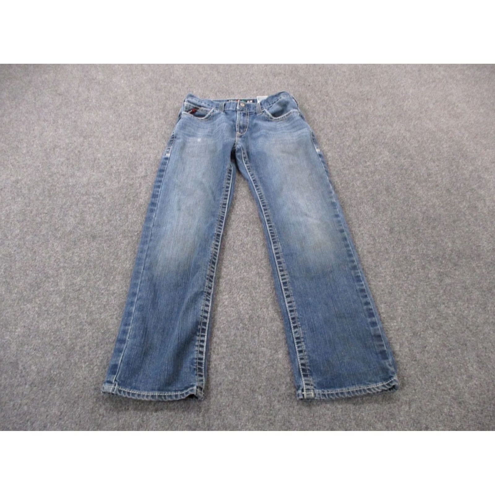 Ariat Ariat Jeans Mens 32 X 34 Blue Denim M7 Slim Straight Flame-Resistant Work Jeans Size US 30 / EU 46 - 2 Thumbnail