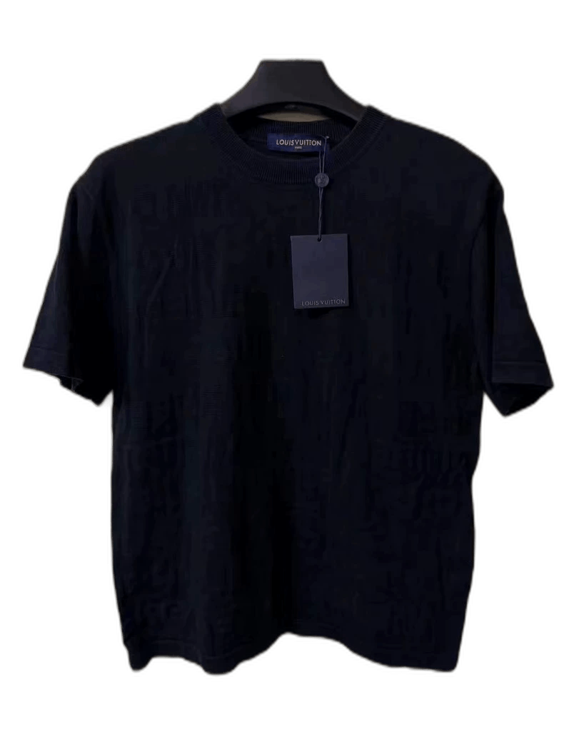 Louis Vuitton louis vuitton black short sleeve tee-2508 Size US M / EU 48-50 / 2 - 1 Thumbnail