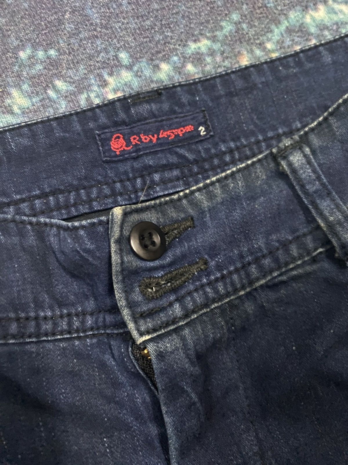 45rpm Vintage 45rpm Studio Indigo Blue Denim Size 26" / US 2 / IT 38 - 4 Thumbnail