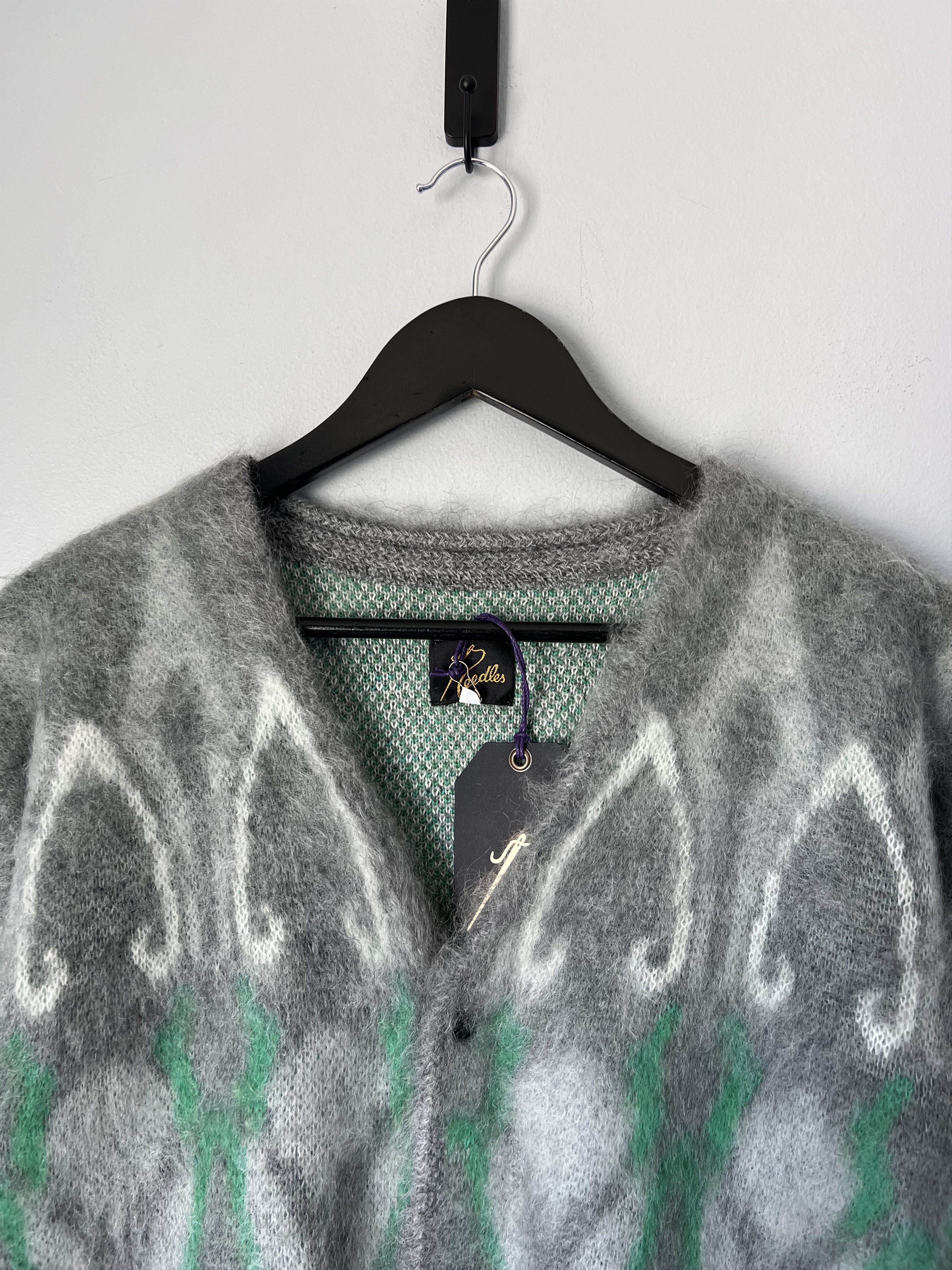 HIDDEN × Needles Needles Hidden NY Psychedelic Mohair Cardigan Size US XL / EU 56 / 4 - 2 Thumbnail