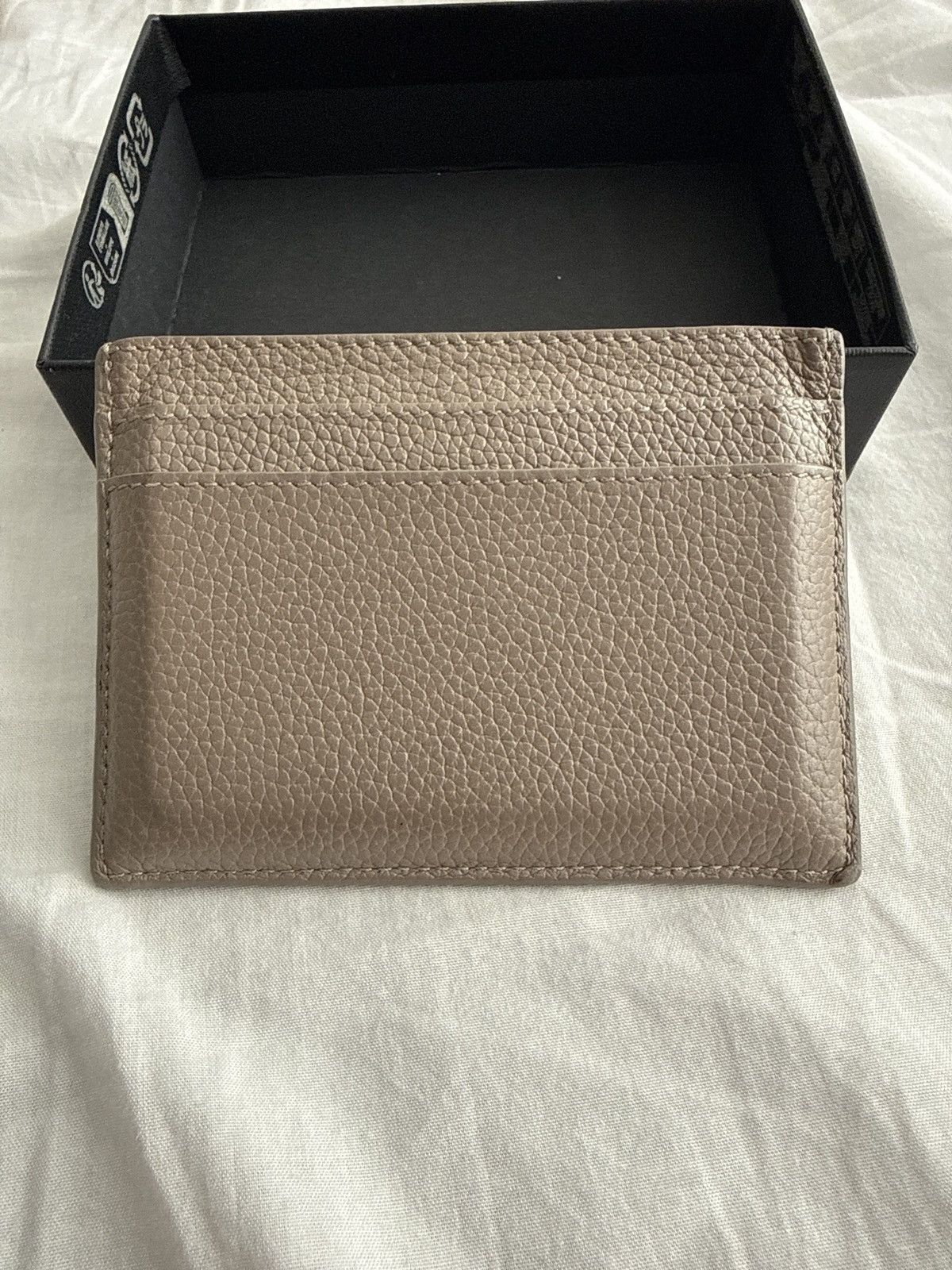 Yves Saint Laurent YSL Cassandre Card Holder Gray Brown w/ Box Size ONE SIZE - 5 Thumbnail