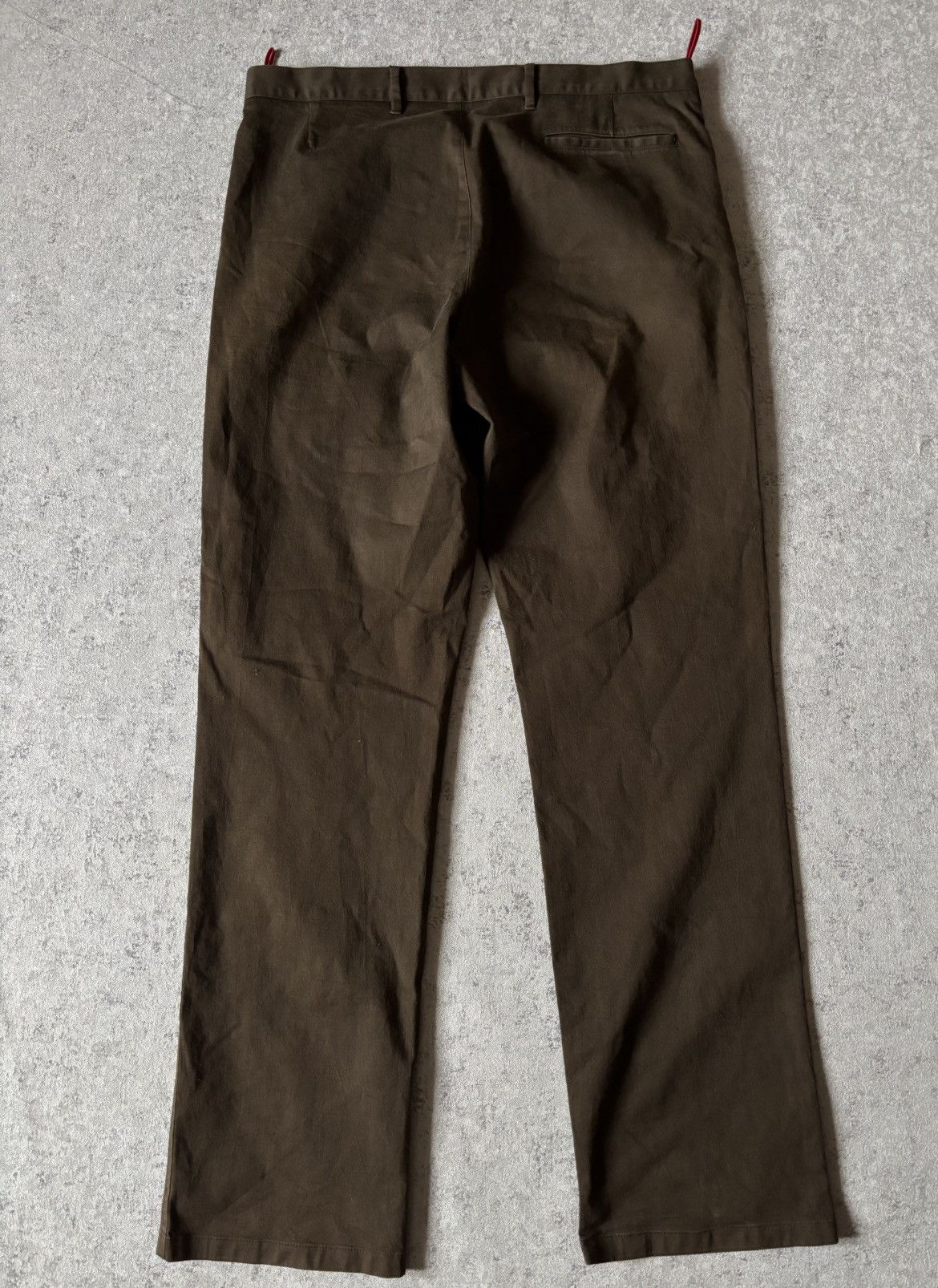 Band Tees × Prada × Vintage VINTAGE PRADA RED TAB BROWN PANTS Size US 36 / EU 52 - 2 Thumbnail