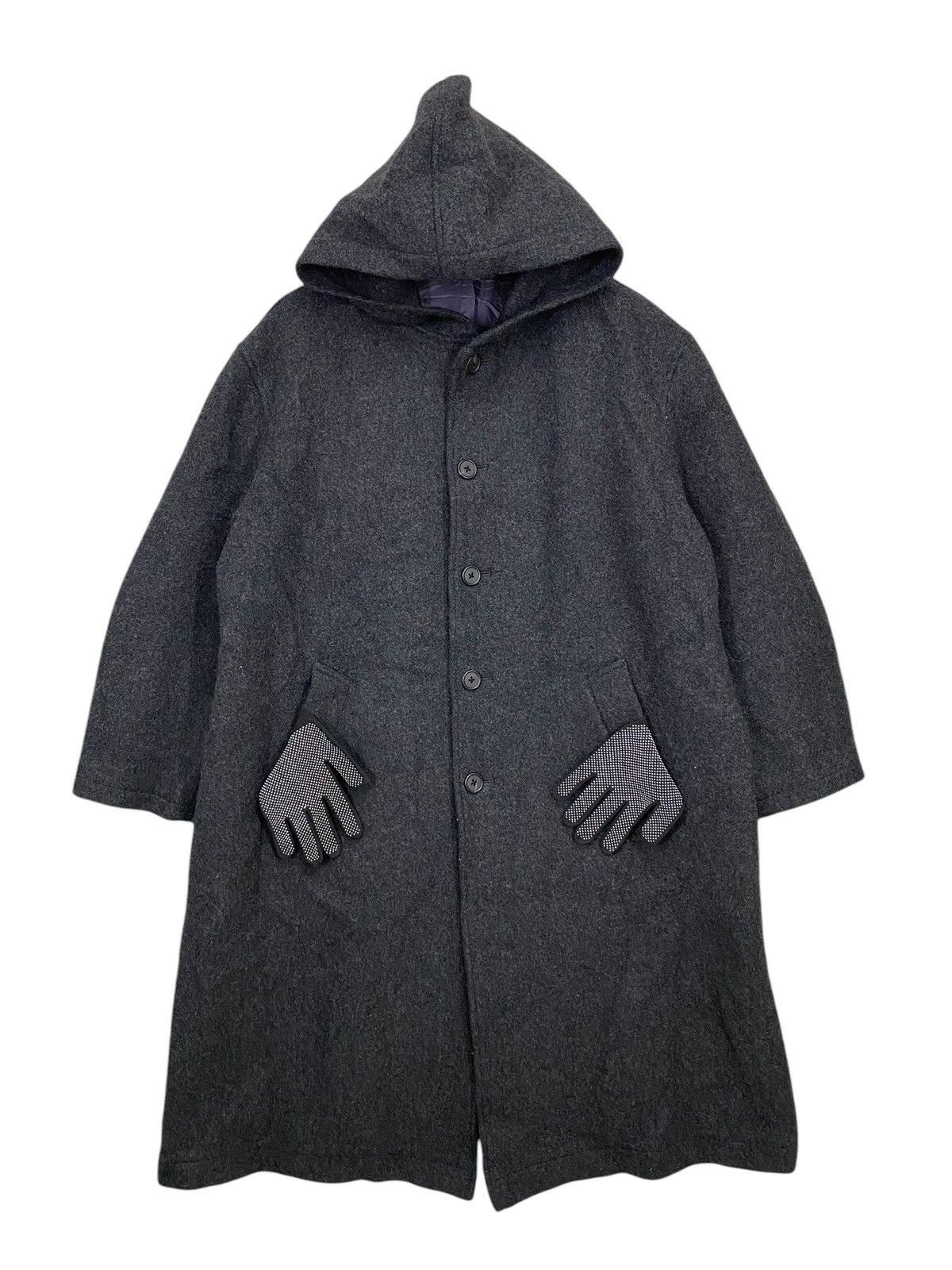 Yohji Yamamoto 🔥YOHJI YAMAMOTO🔥 y's for men longcoat wool jacket big size Size US XL / EU 56 / 4 - 2 Thumbnail