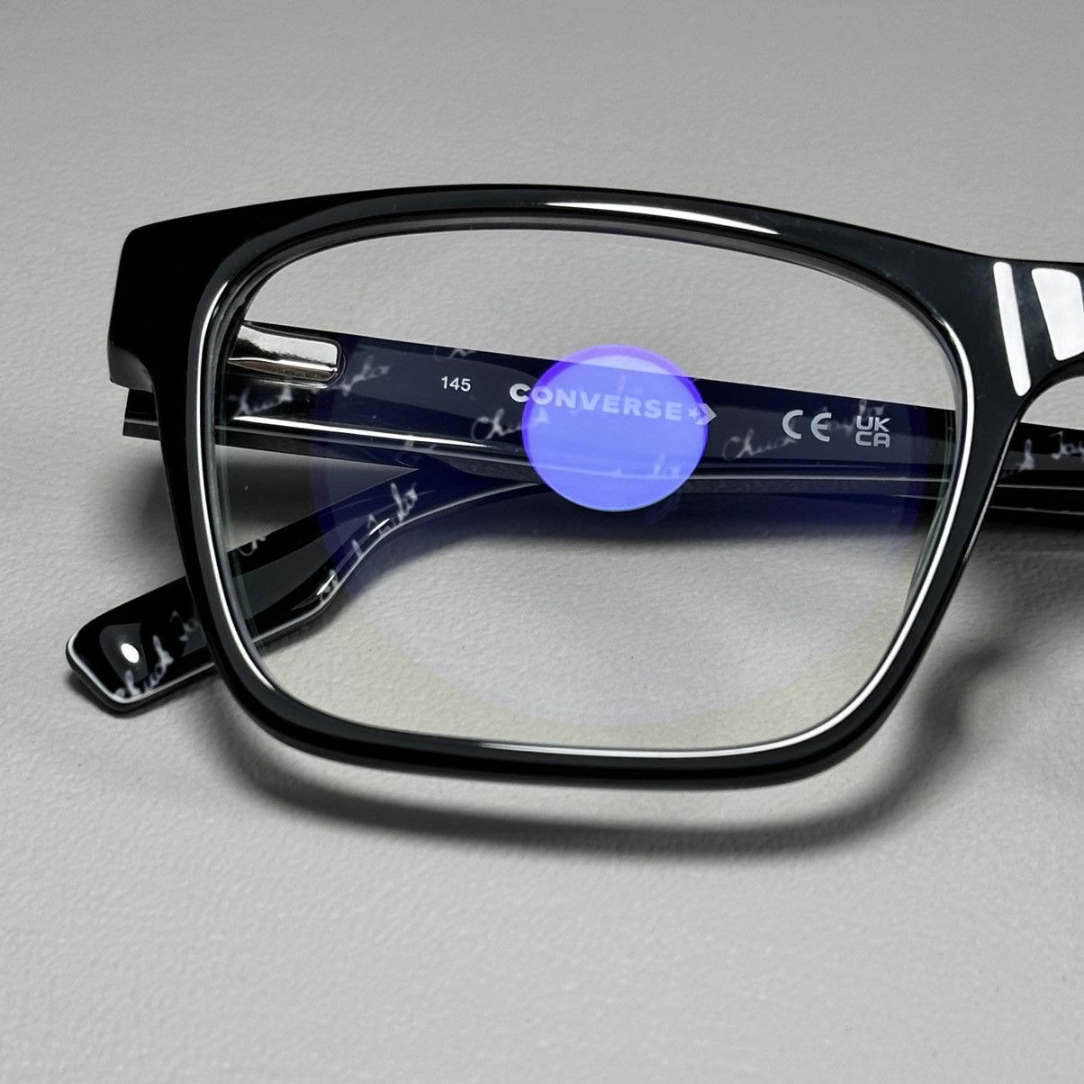 Converse Converse CV5000 001 54_18 145 Rectangular Black Eyeglasses Size ONE SIZE - 9 Thumbnail