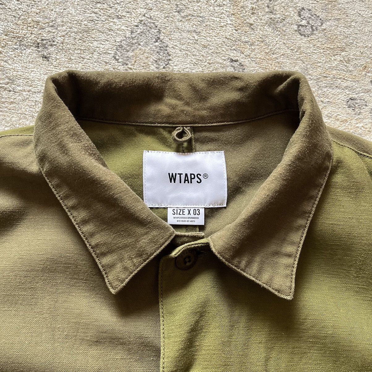 Japanese Brand WTAPS 182BRDT-SHM01 SHIRT COTTON SATIN BUDS LS 01 Size US L / EU 52-54 / 3 - 3 Thumbnail