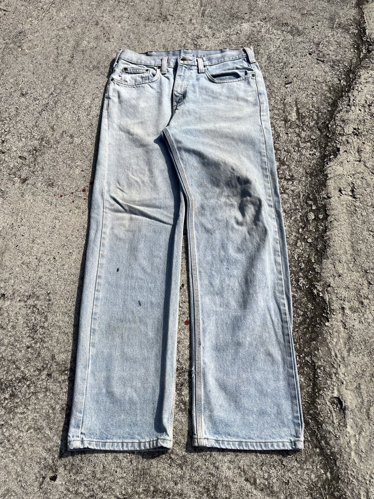 Carhartt Vintage Distressed Carharrt Jeans Size US 32 / EU 48 - 12 Thumbnail