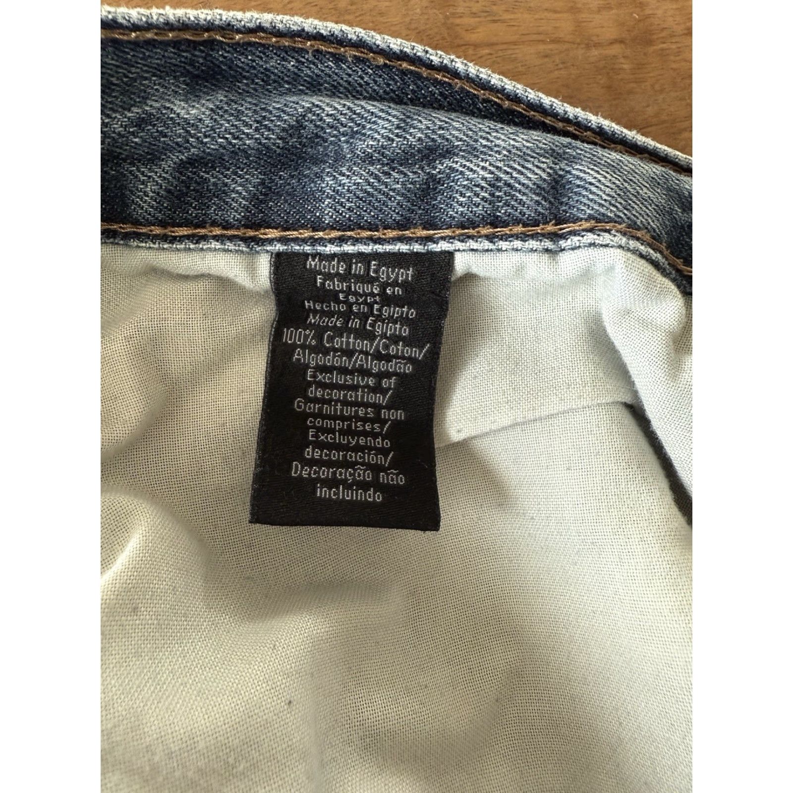 Calvin Klein Calvin Klein Jeans Relaxed Straight Denim Blue 34X28 City Grunge Logo 5-Pocket Mens Shirt? Size US 34 / EU 50 - 7 Thumbnail